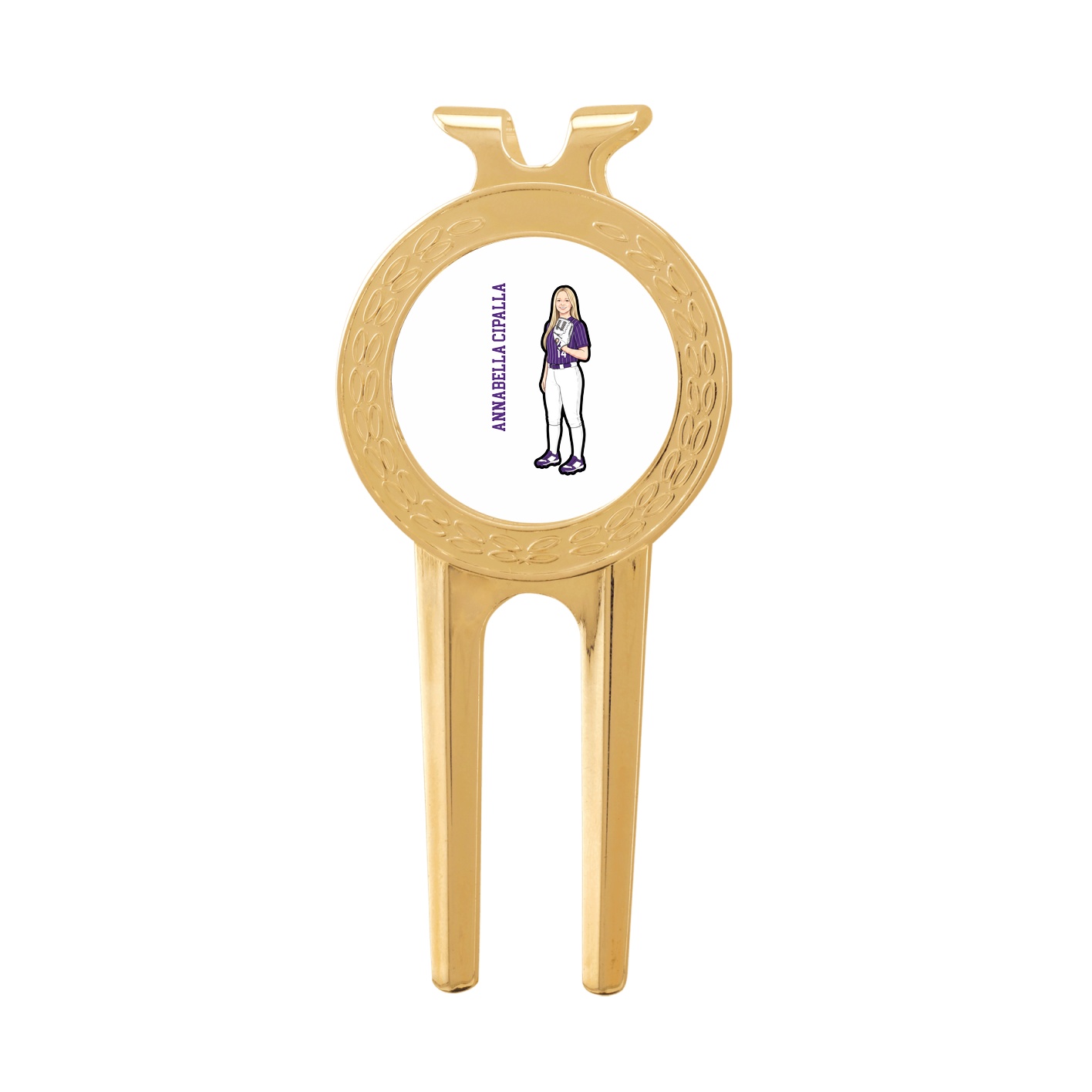 Divot Tool with Ball Marker — Name Vertical in Classic