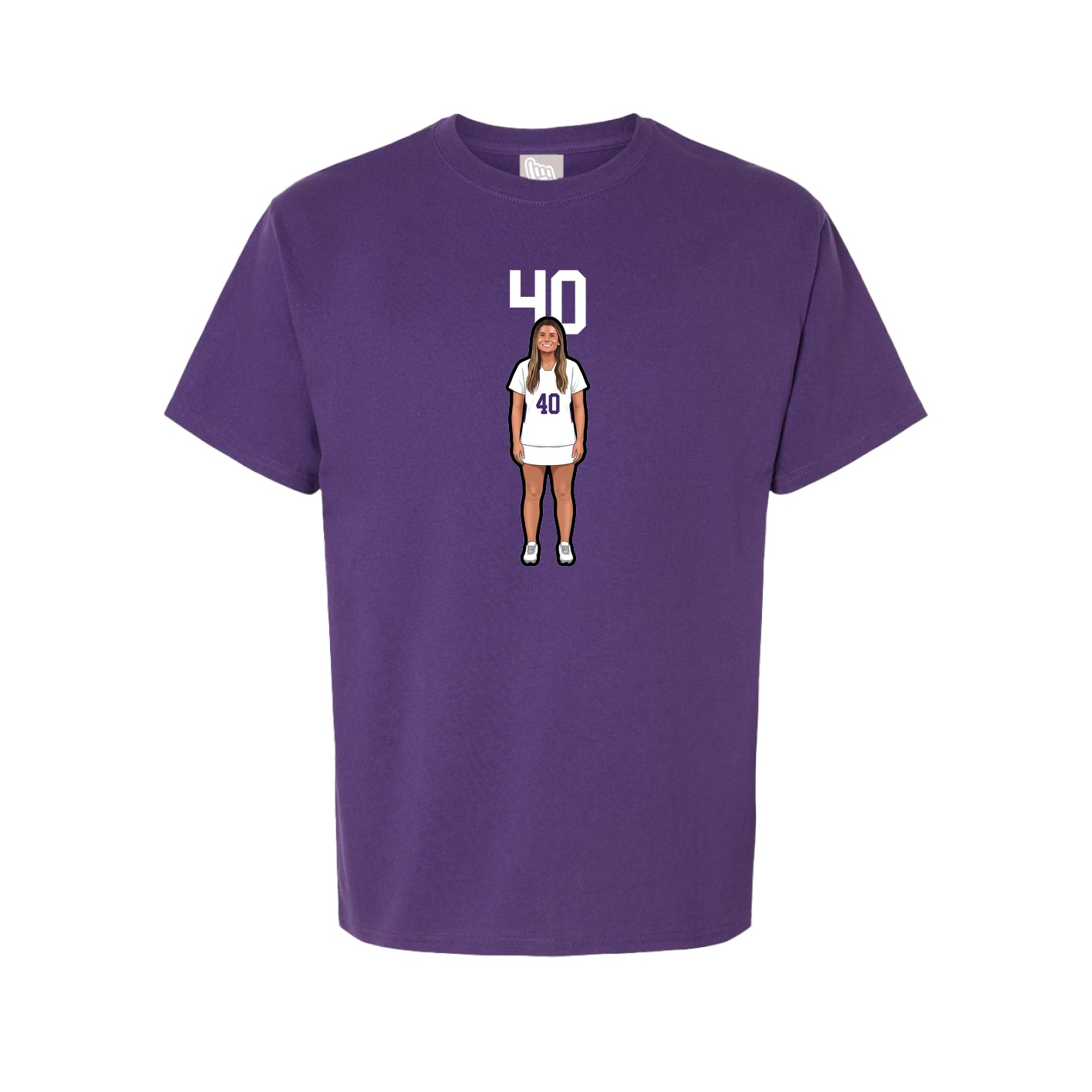 Tee — Number Top in Purple
