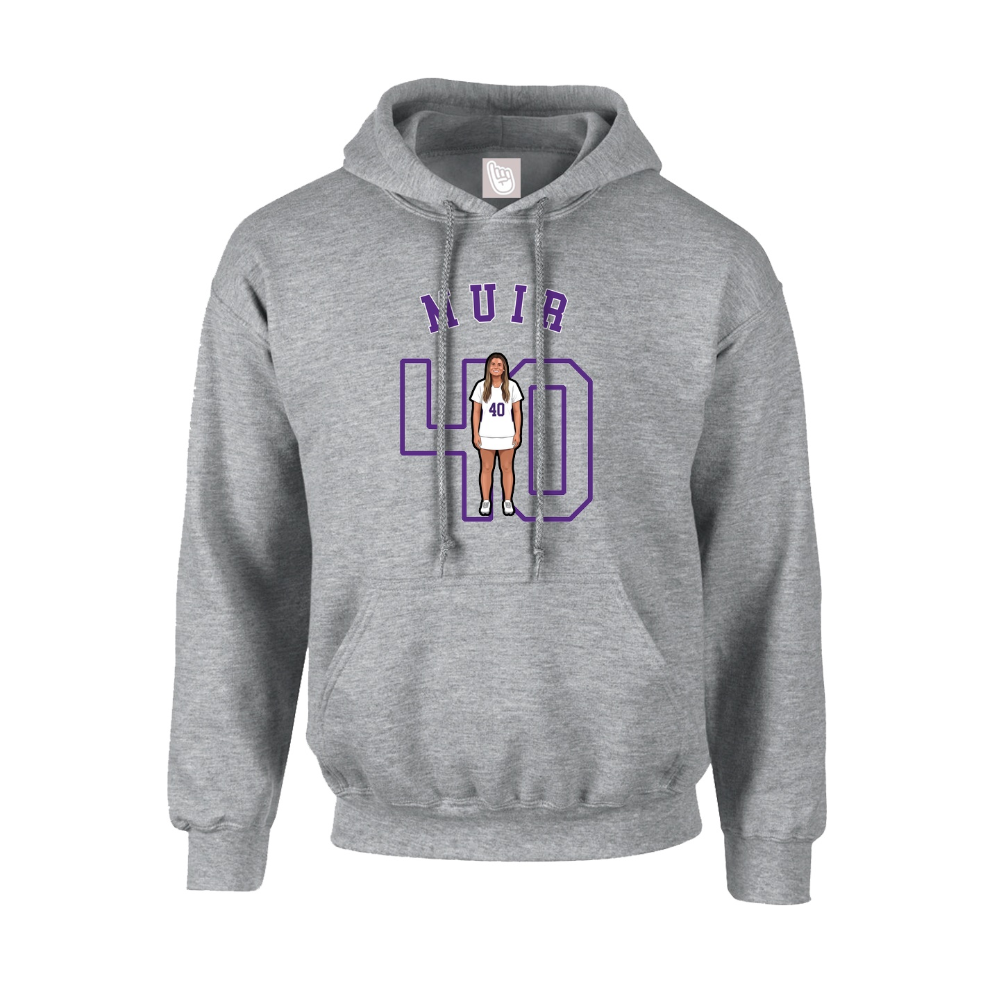 Hoodie — Shirsey Arch in Grey
