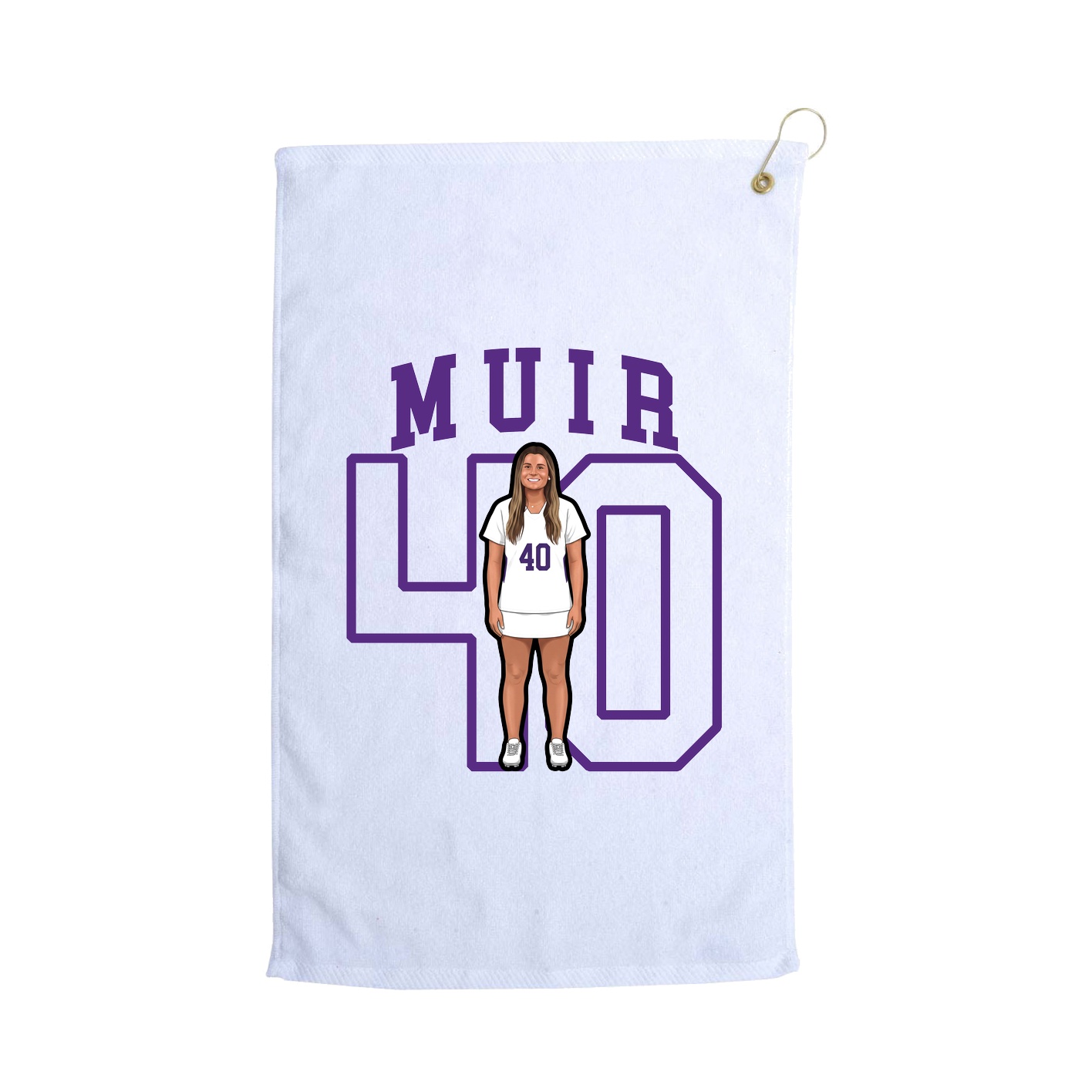Golf Towel — Shirsey in White