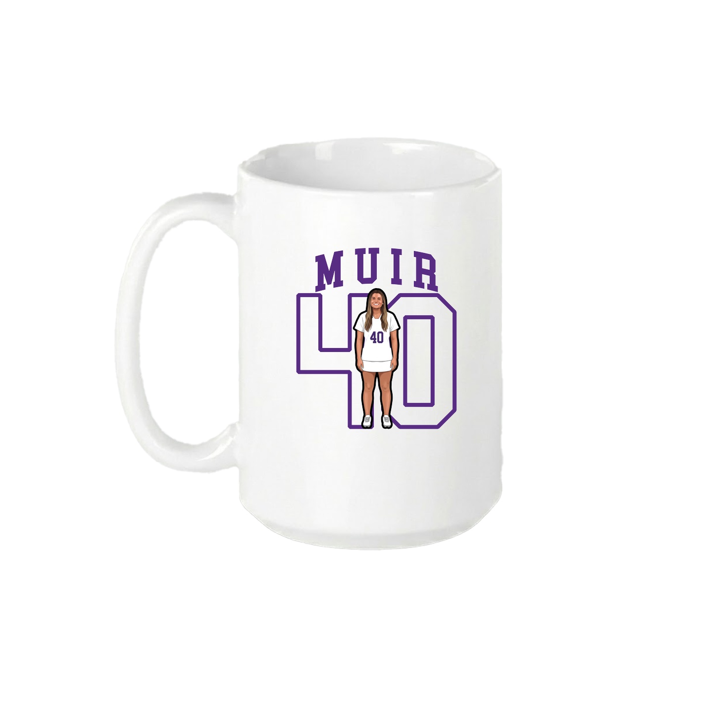 15oz Coffee Mug — Shirsey in White