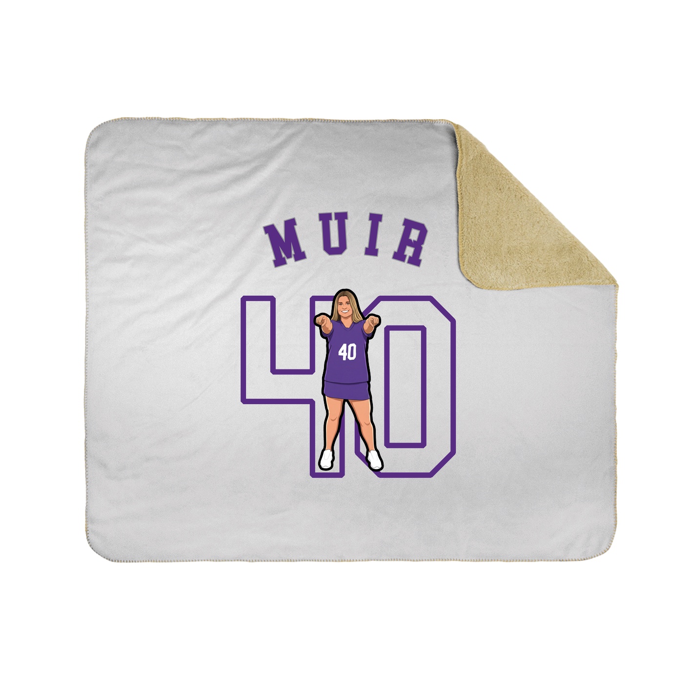 Throw Blanket — Shirsey Arch in White