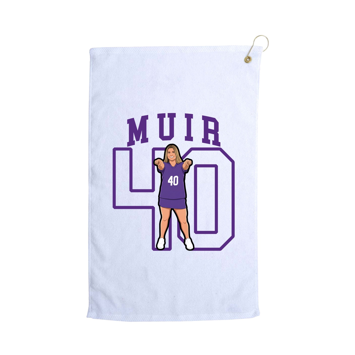 Golf Towel — Shirsey in White