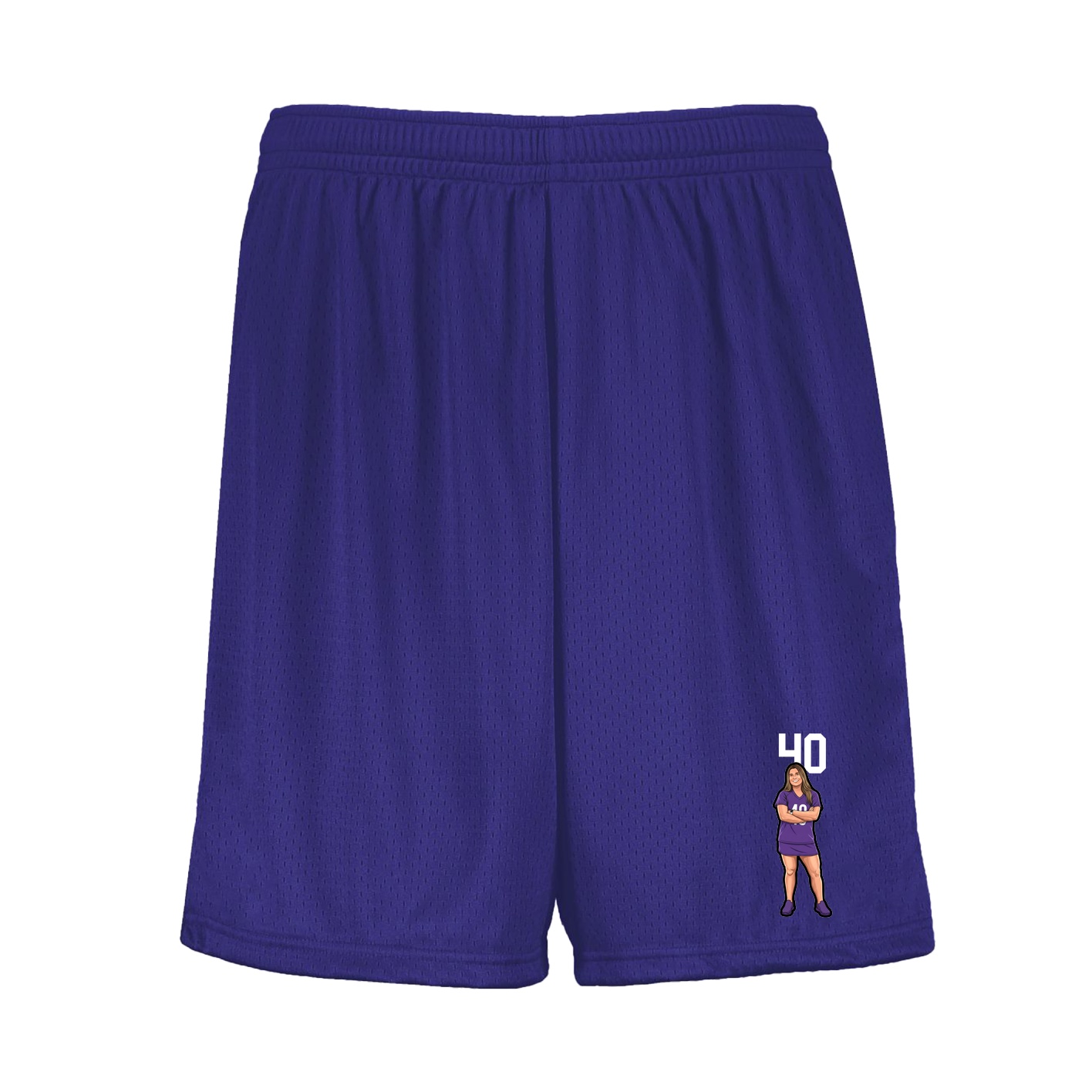 Shorts — Number Top in Purple