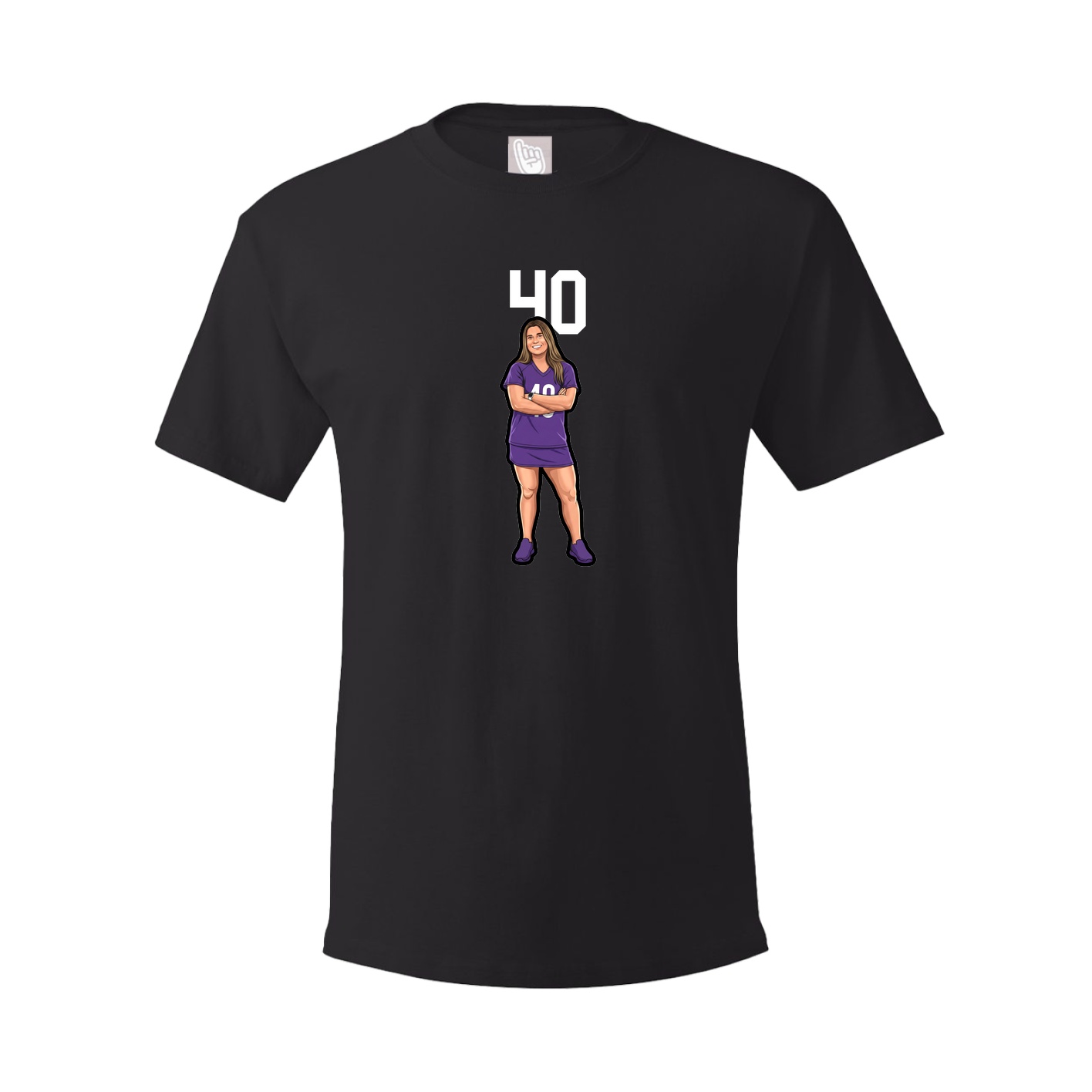 Tee — Number Top in Black