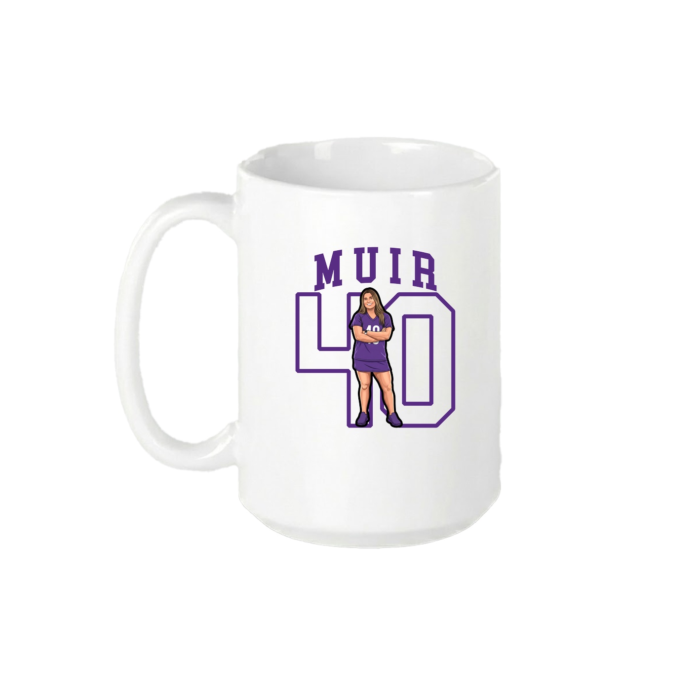 15oz Coffee Mug — Shirsey in White