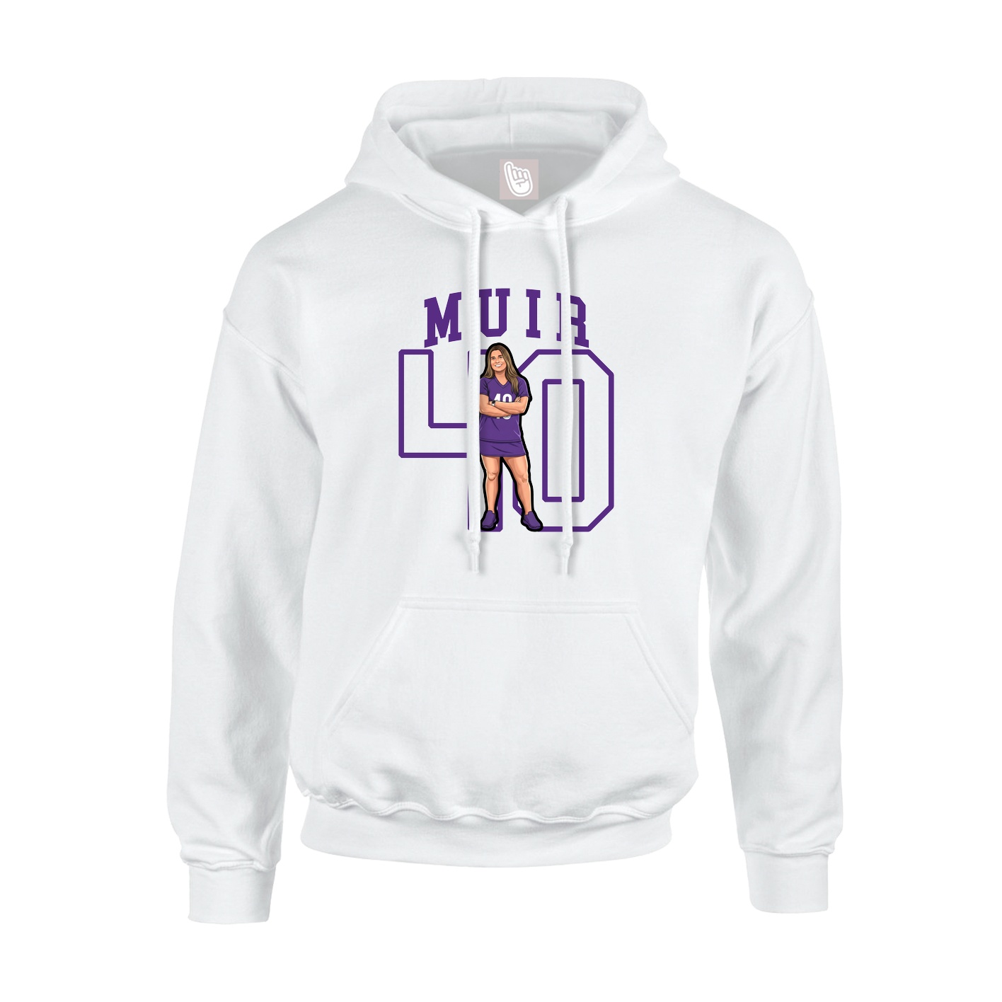 Youth Hoodie — Shirsey in White