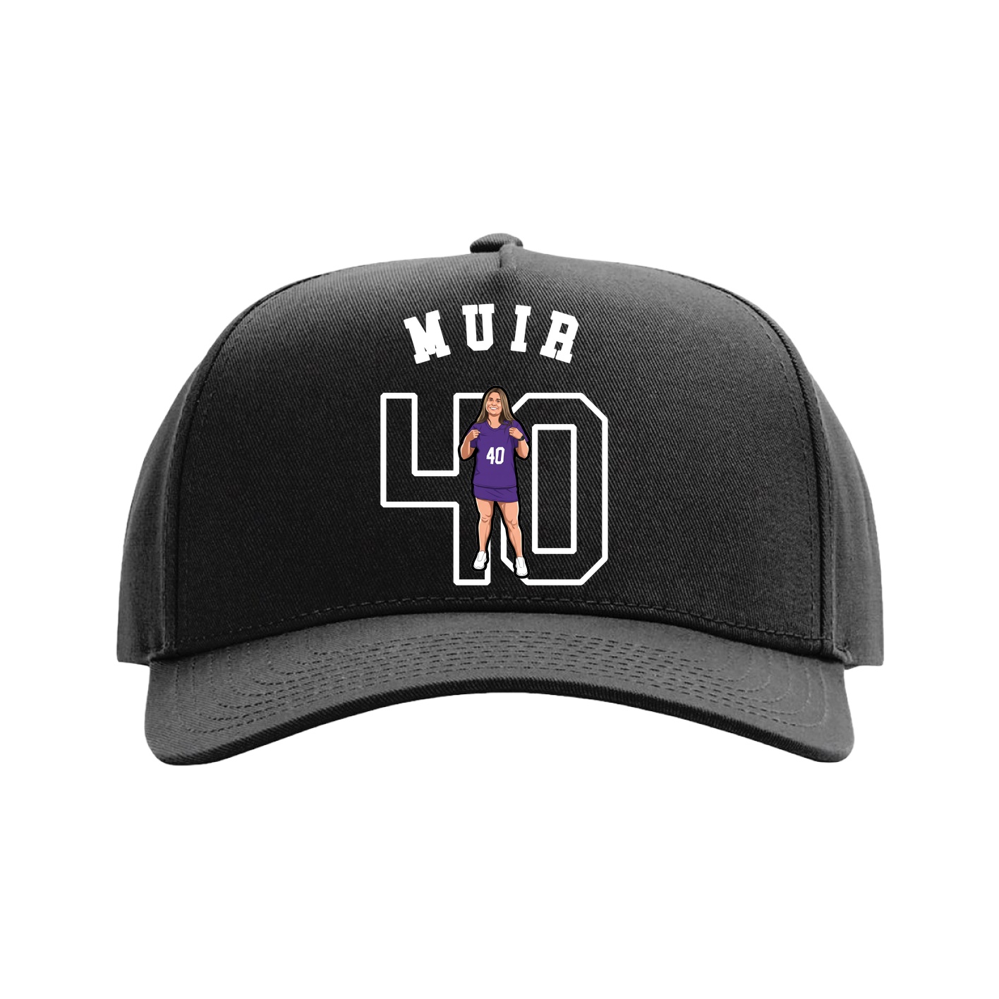 Full Fabric Five-Panel Champ Cap