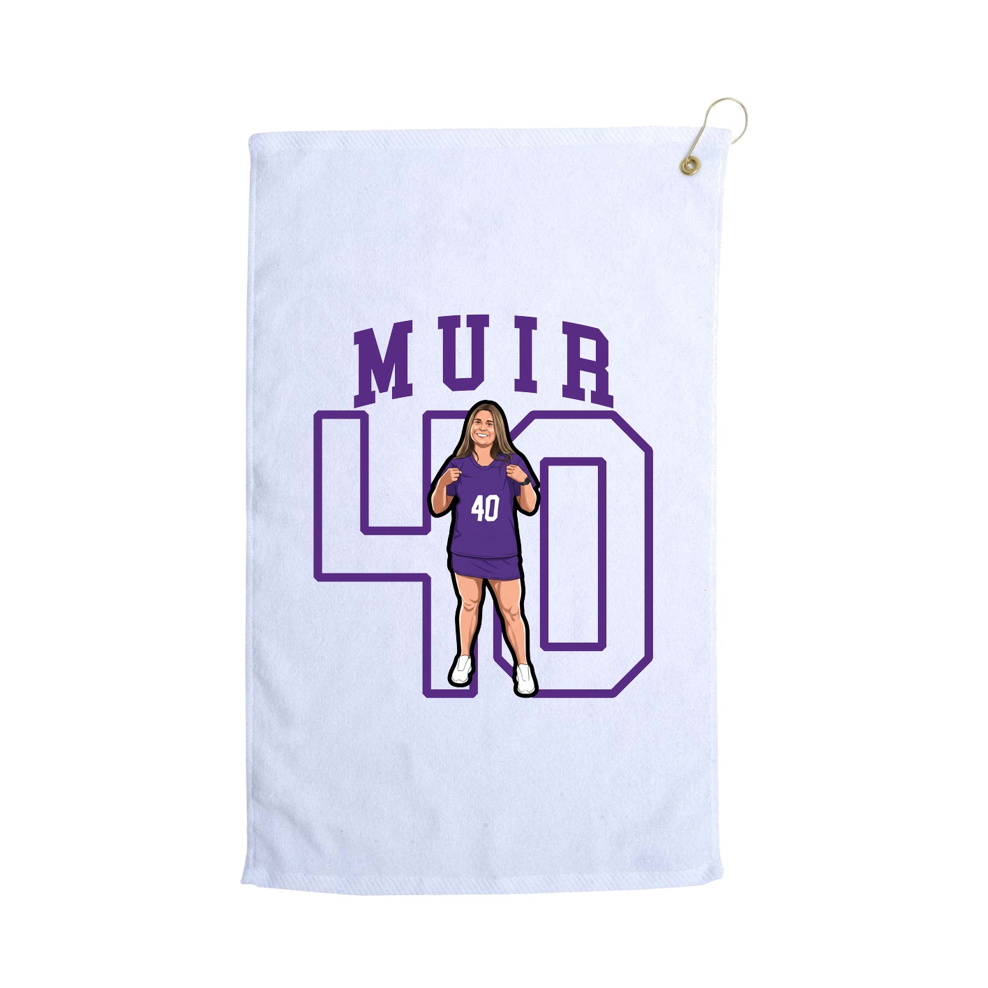 Golf Towel — Shirsey in White
