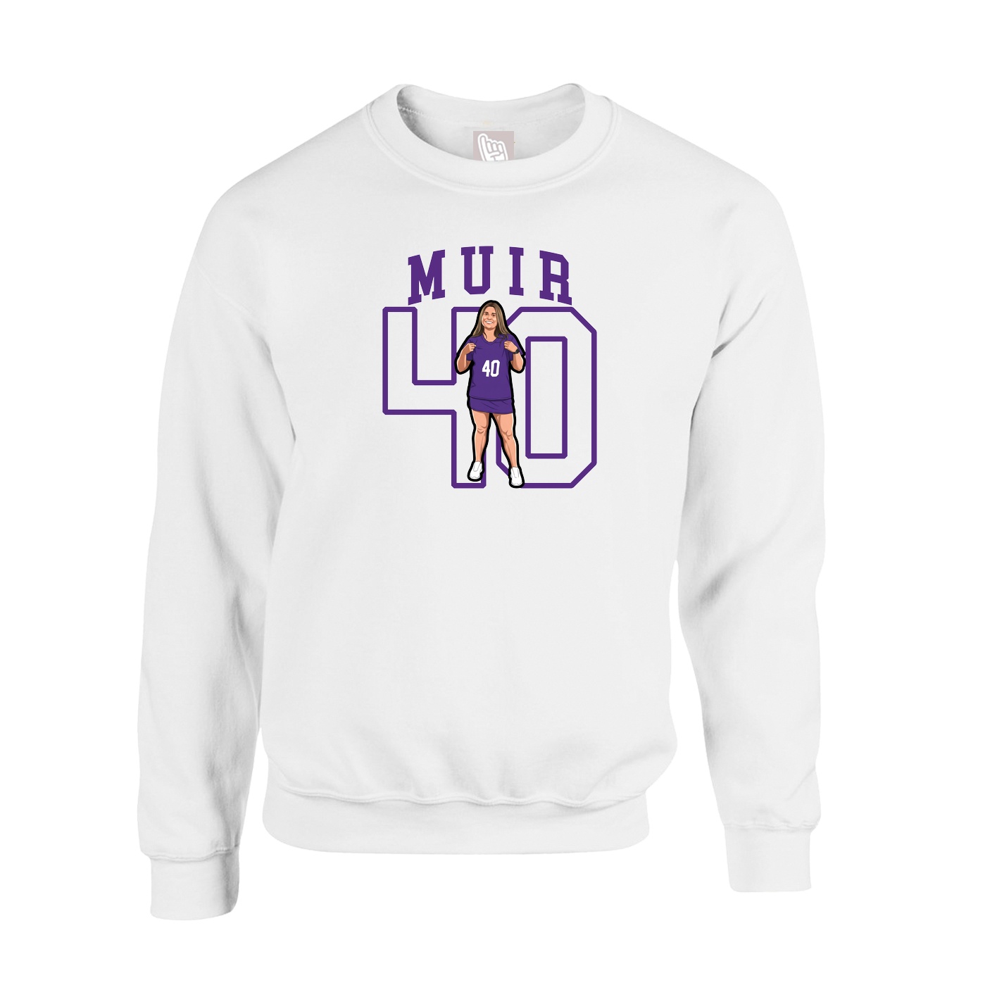 Fleece Crew — Shirsey in White
