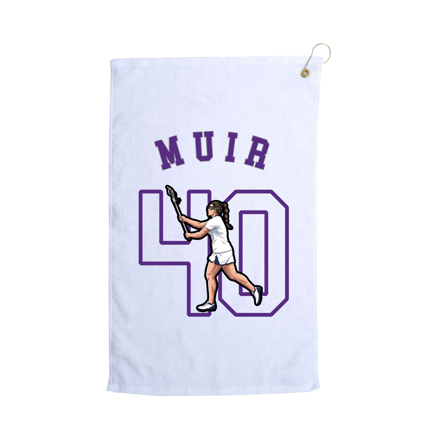 Golf Towel — Shirsey Arch in White