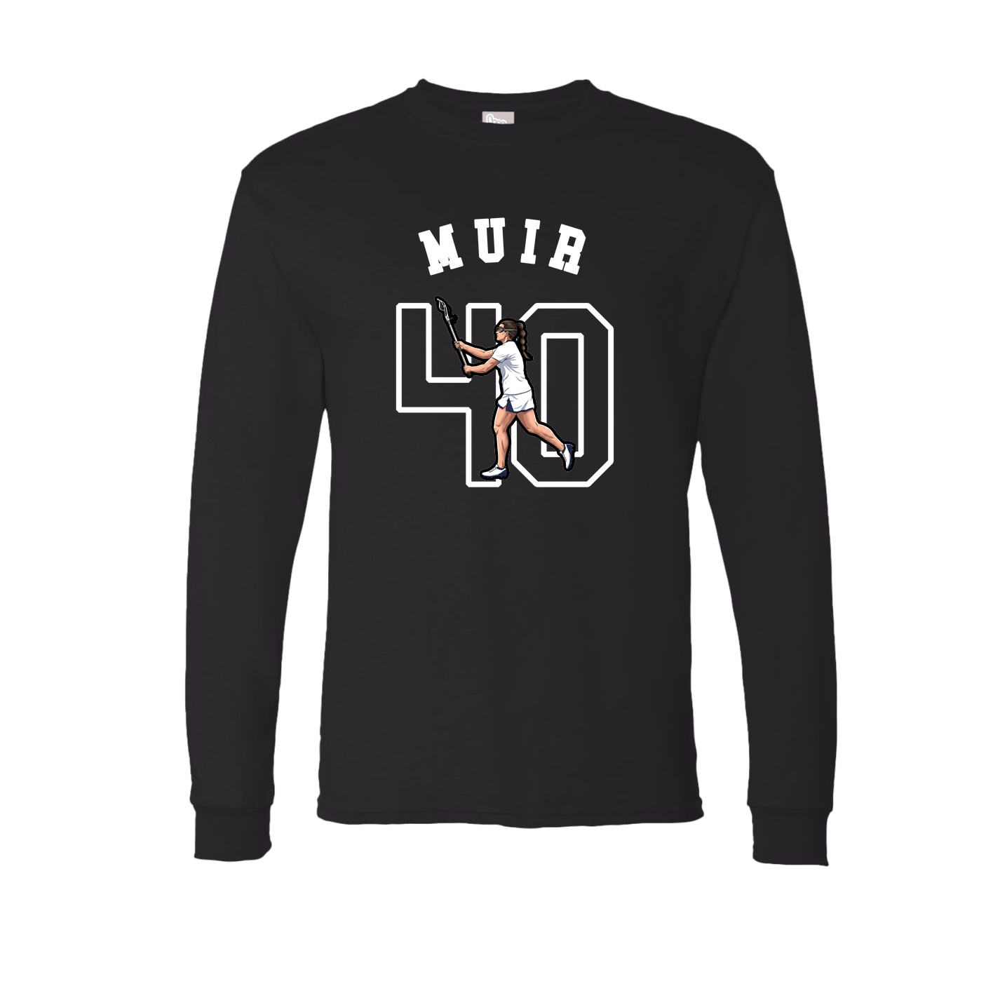Long Sleeve Tee — Shirsey Arch in Black