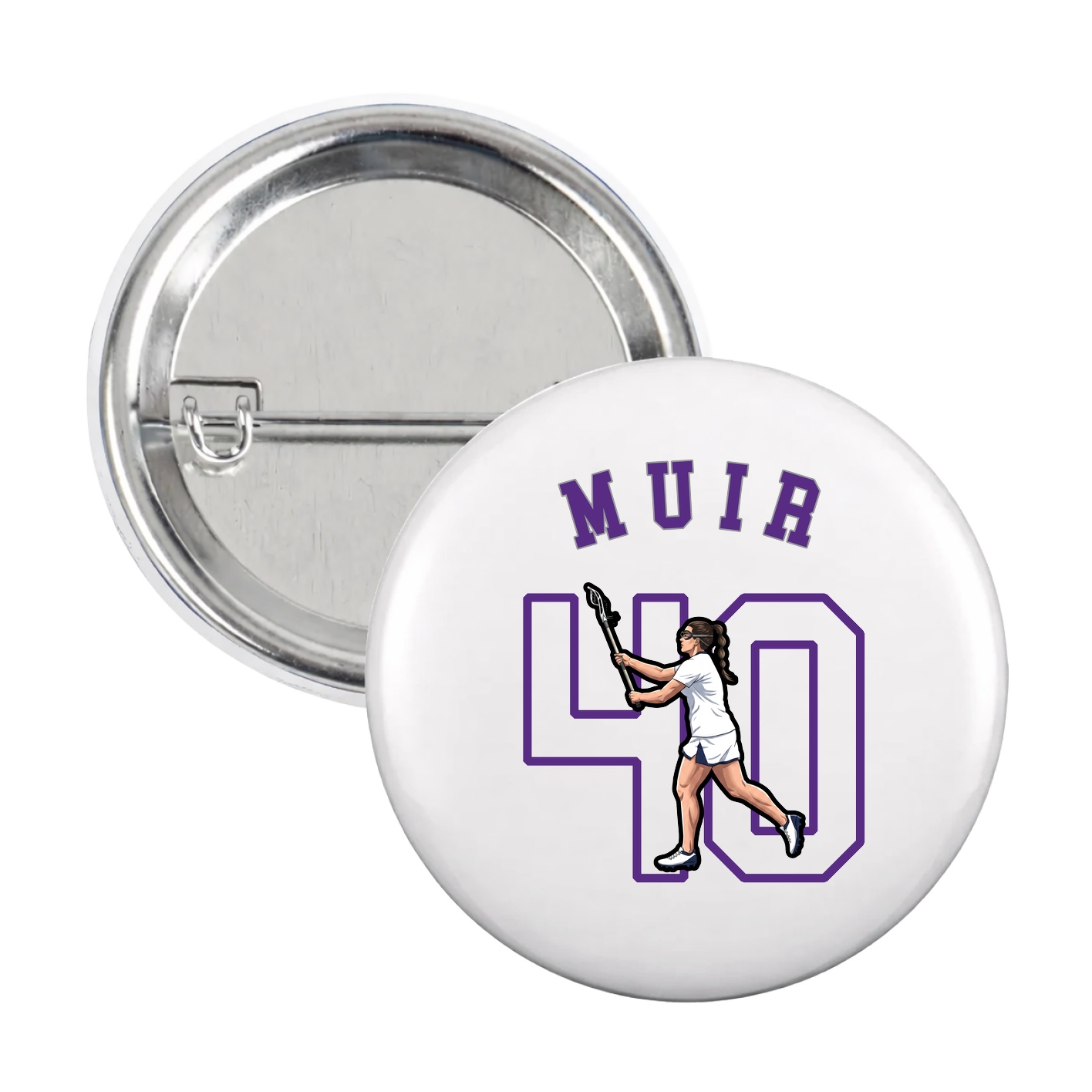 Game Day Button — Shirsey Arch in White