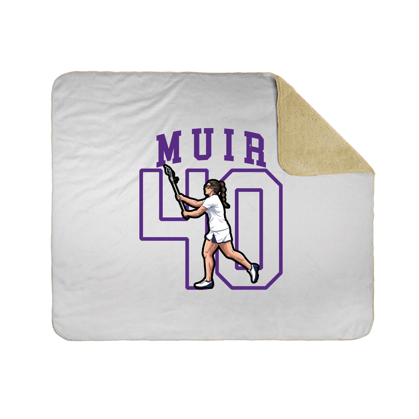 50x60 Sherpa Lined Throw Blanket