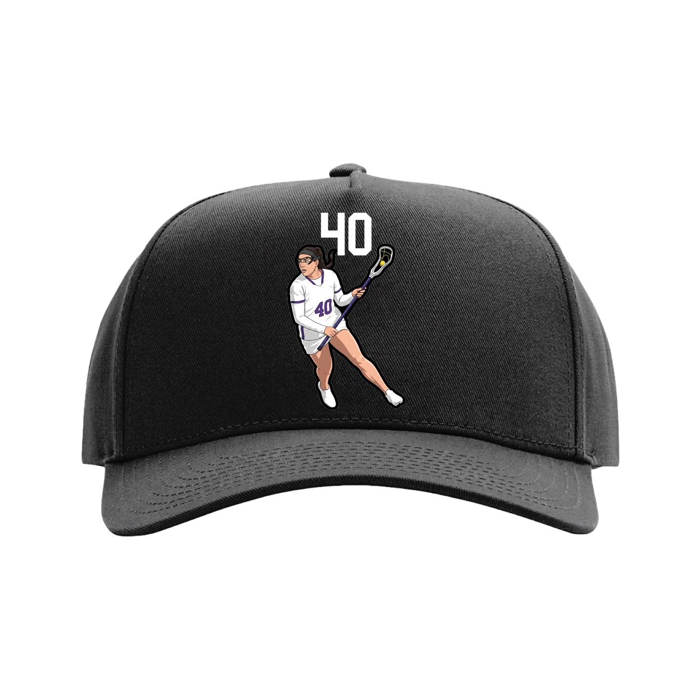 Full Fabric Five-Panel Champ Cap