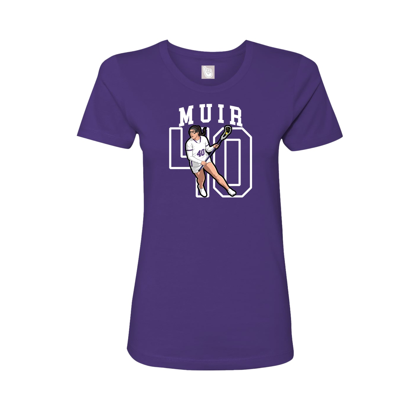 Fitted Women's Tee — Shirsey in Purple