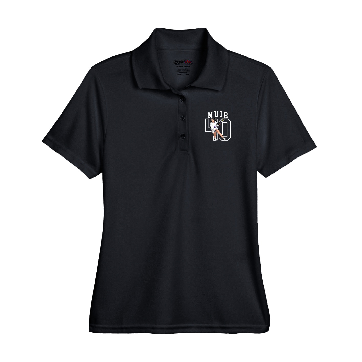 Performance Polo — Shirsey in Black