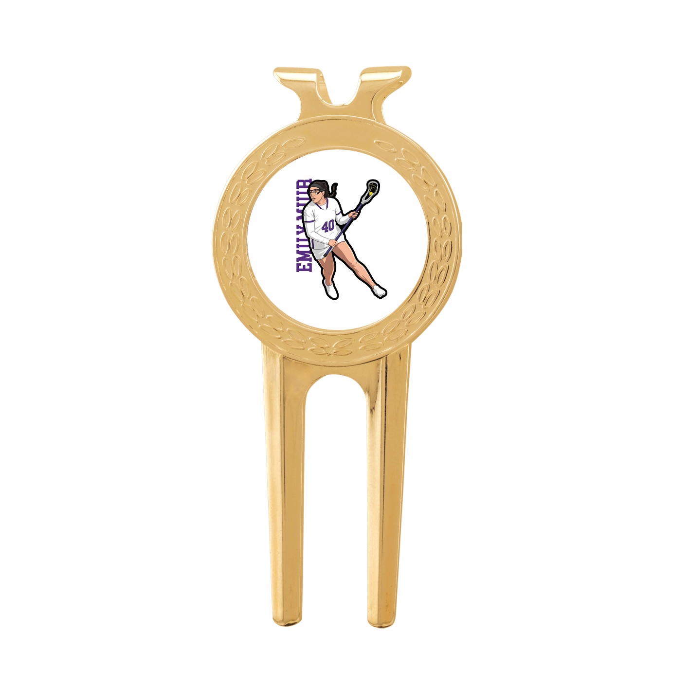 Divot Tool with Ball Marker — Name Vertical in Classic