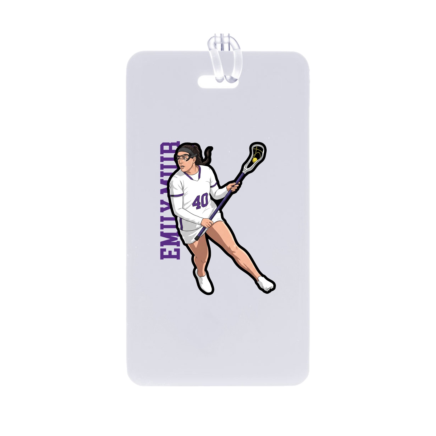 Bag Tag — Name Vertical in Classic
