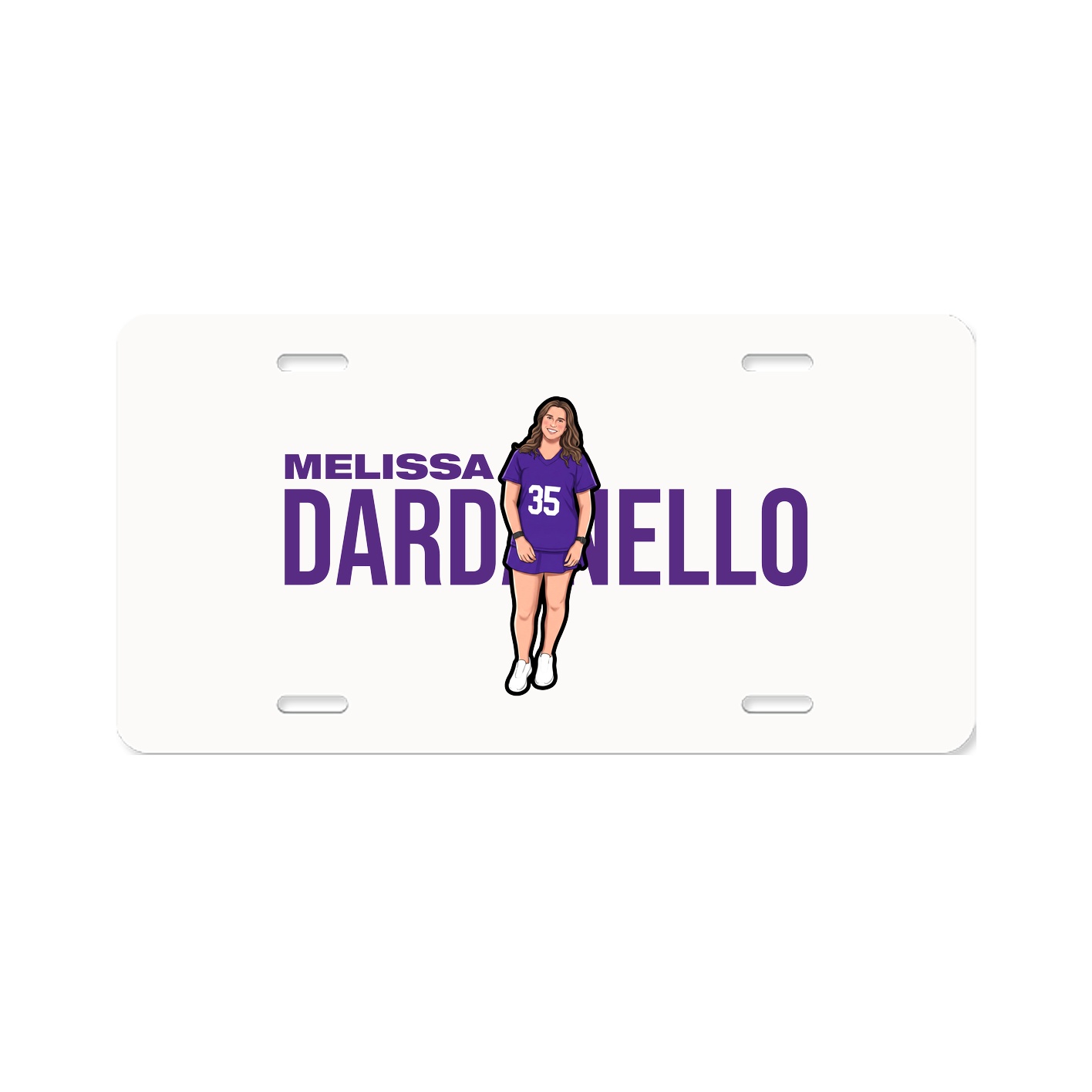 License Plate — Player Name in Classic
