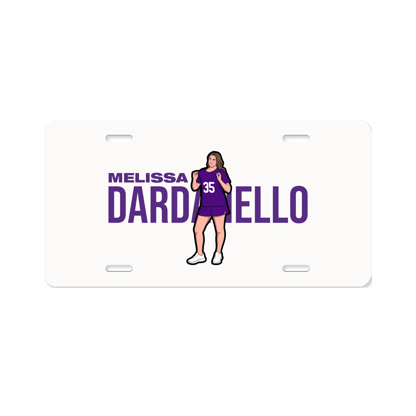License Plate — Player Name in Classic
