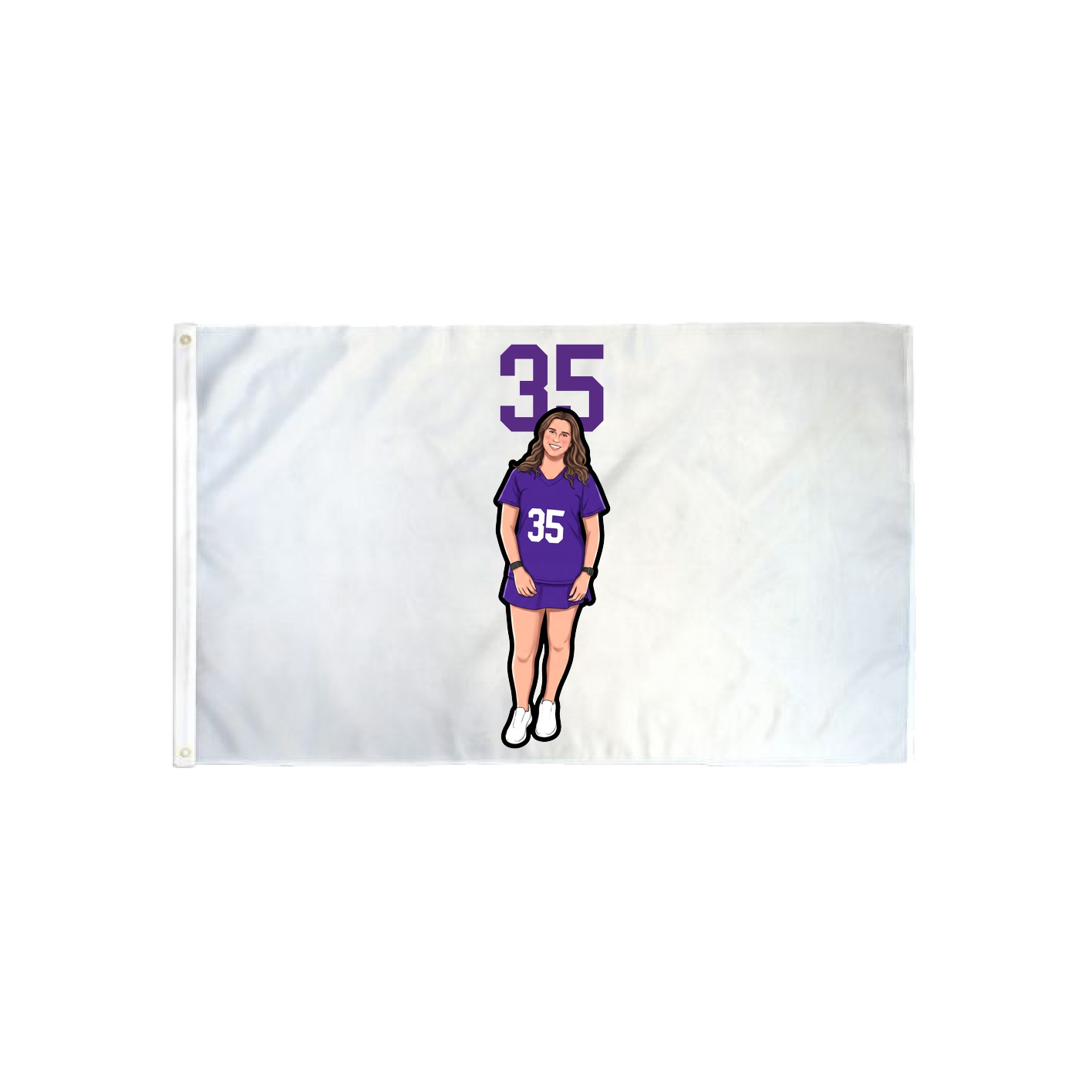 3x5 Flag — Number Top in Classic
