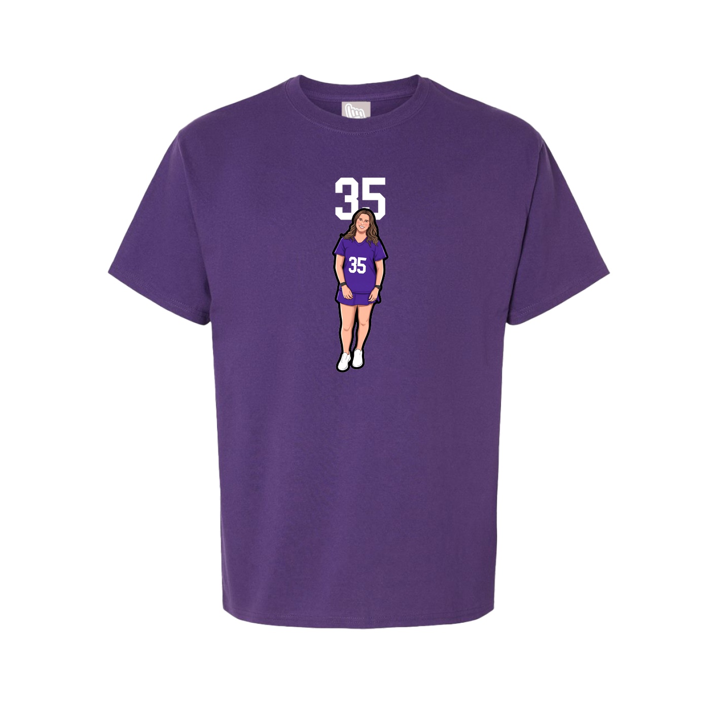 Tee — Number Top in Purple