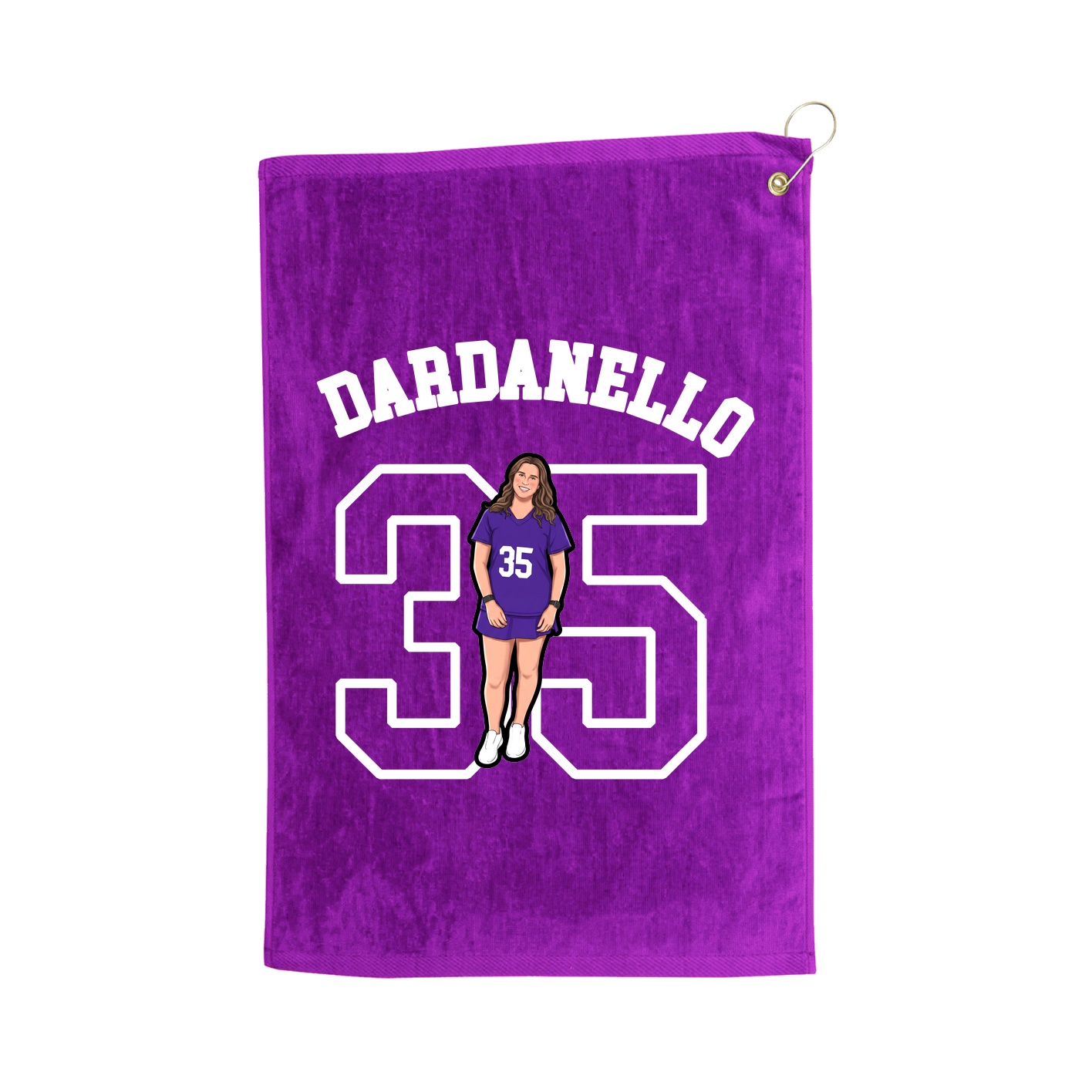 Golf Towel — Shirsey Arch in Purple