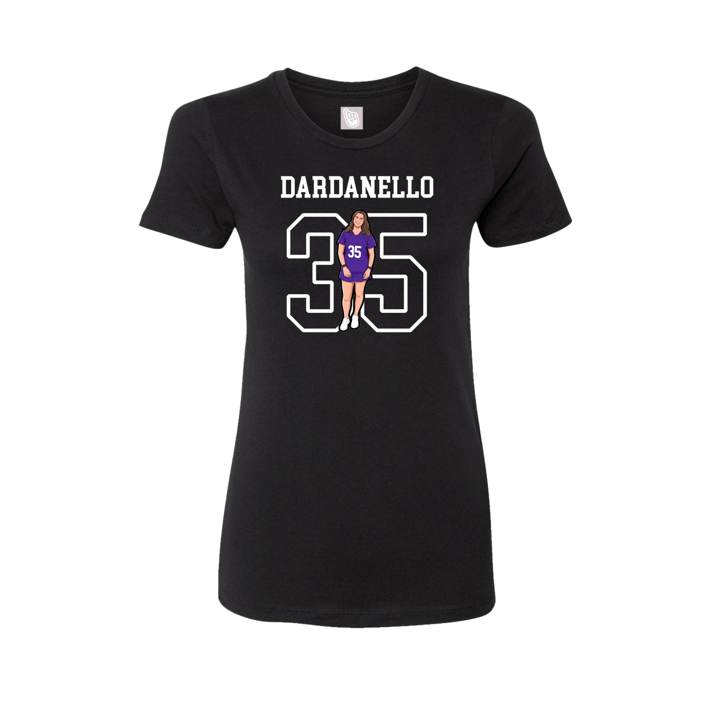Fitted Women's Tee — Shirsey in Black