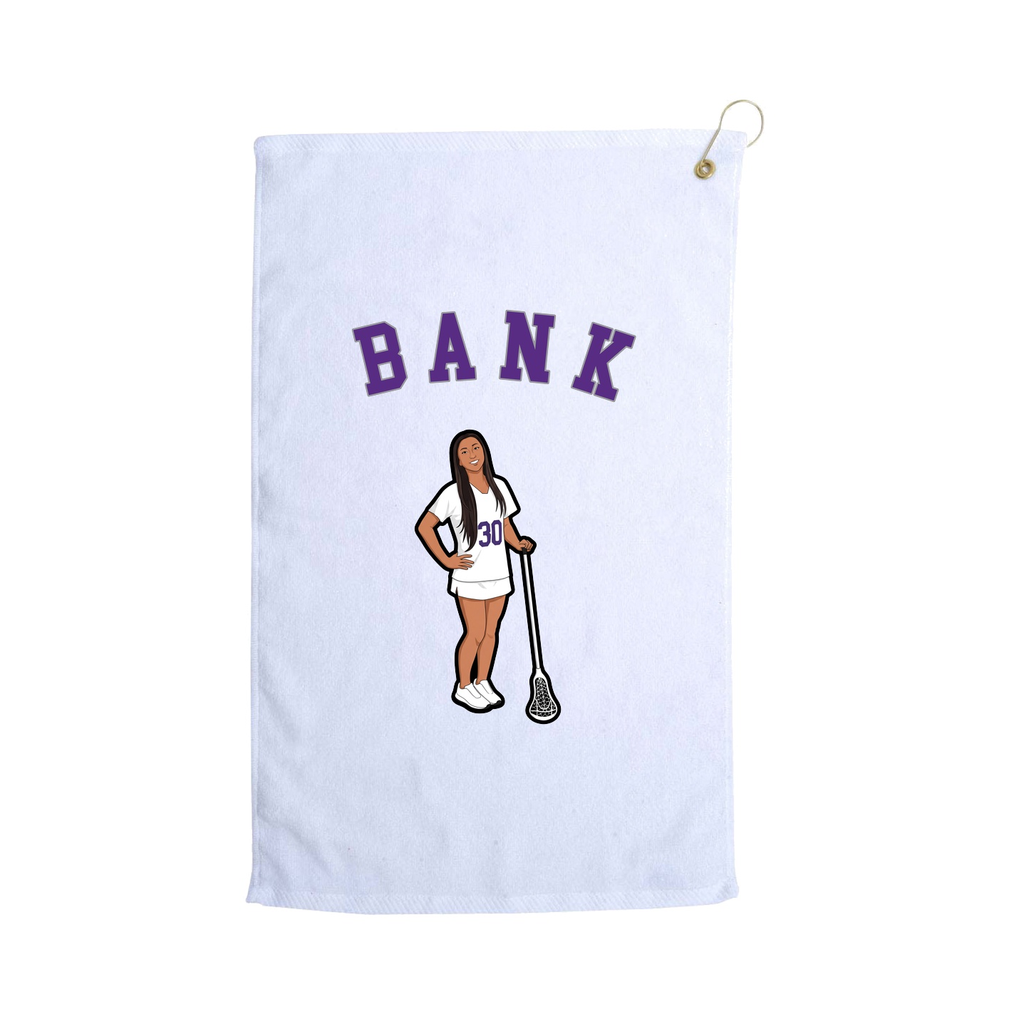 Golf Towel — Shirsey Arch in White