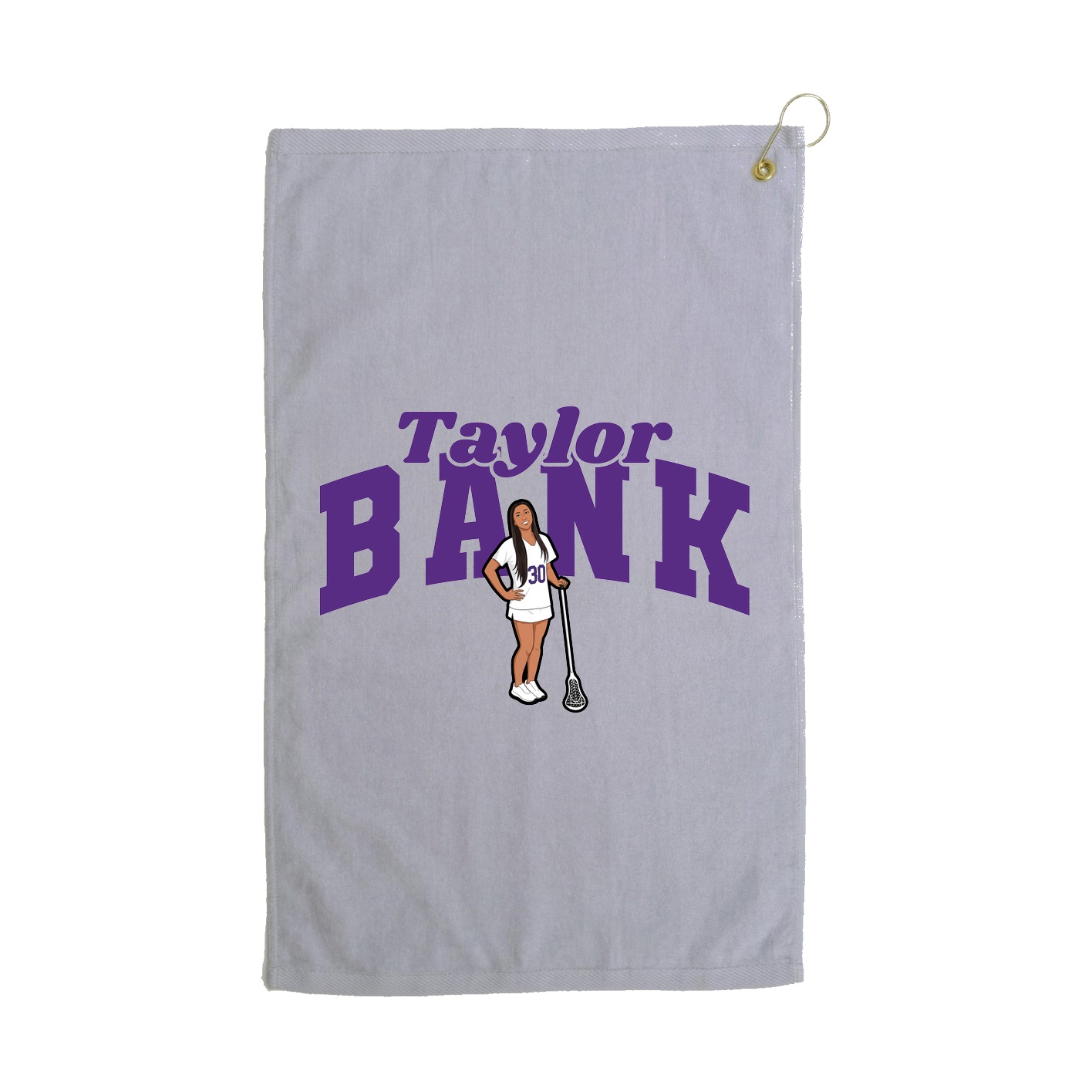Golf Towel — Signature Arch in Grey