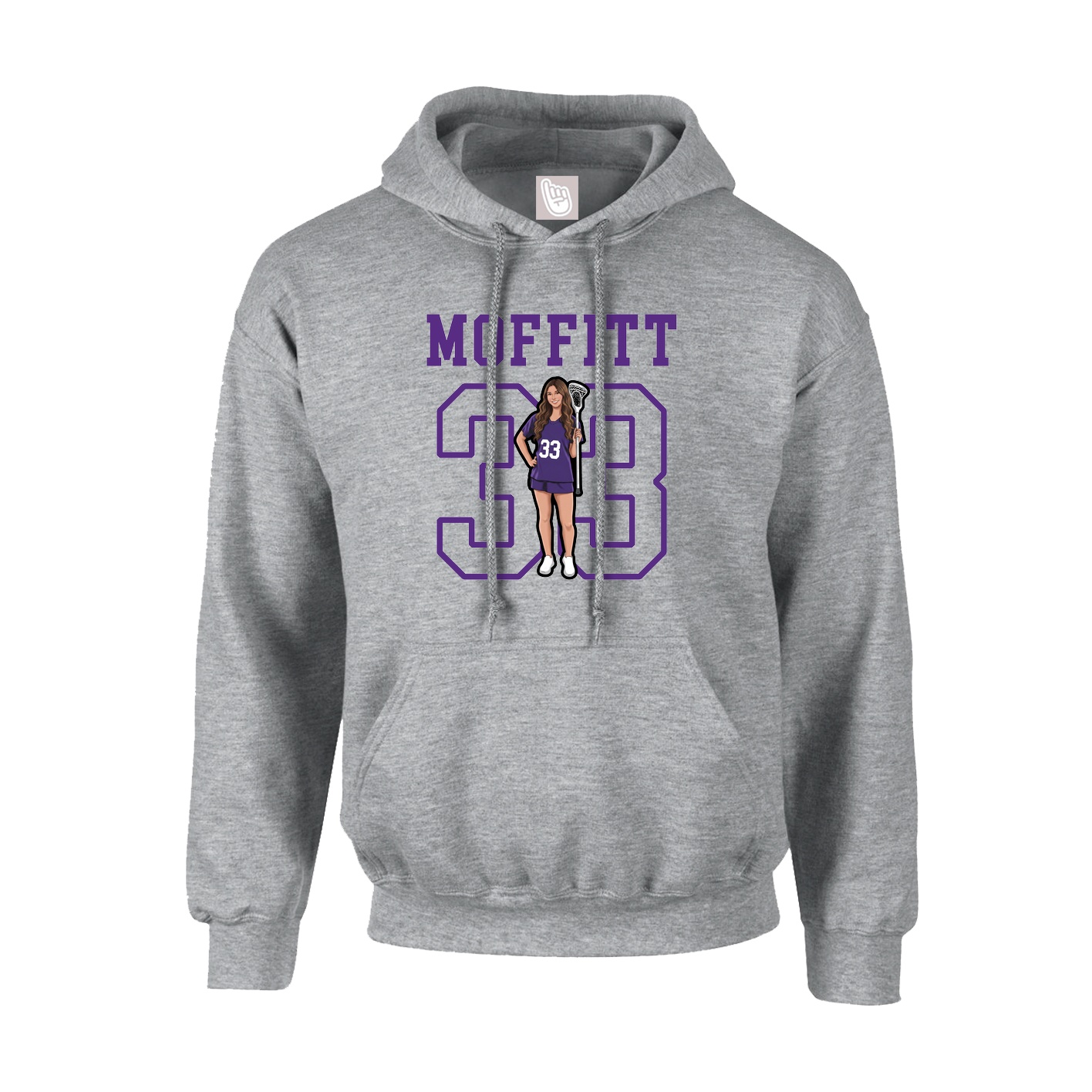 Hoodie — Shirsey in Grey