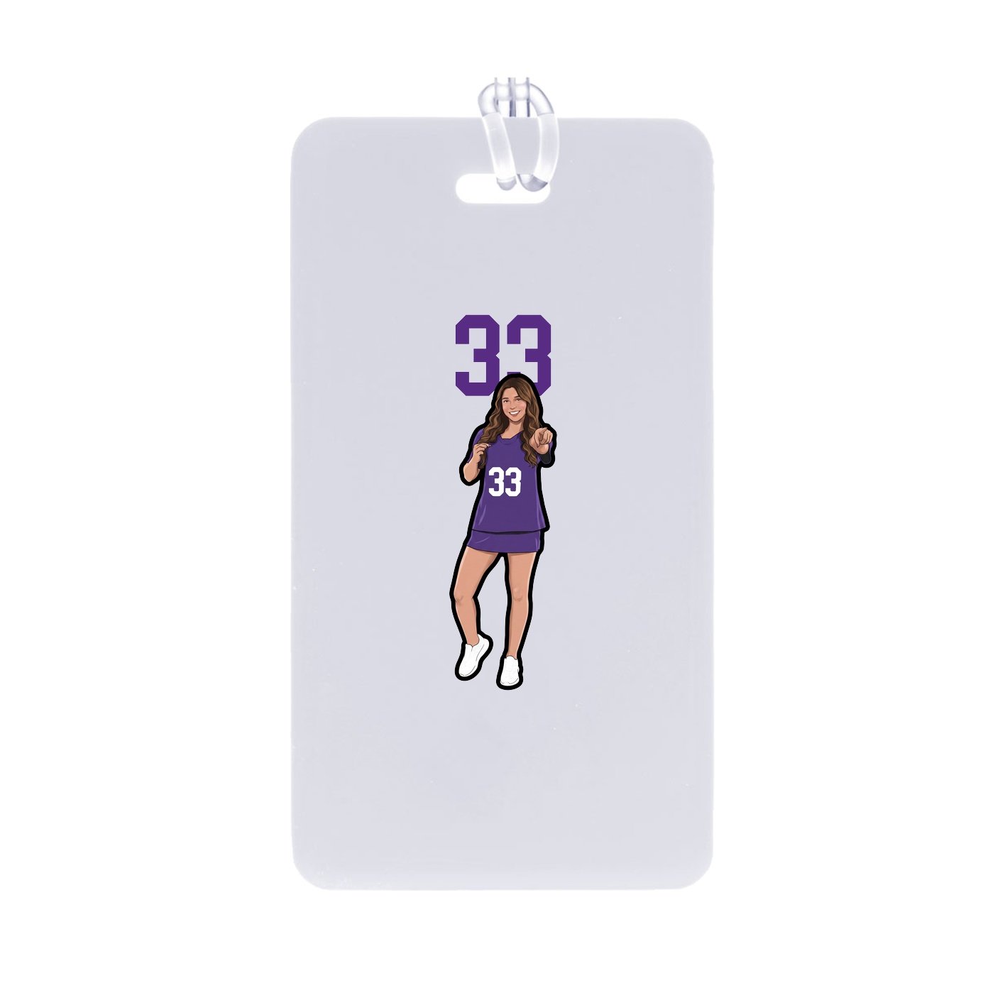 Bag Tag — Number Top in Classic