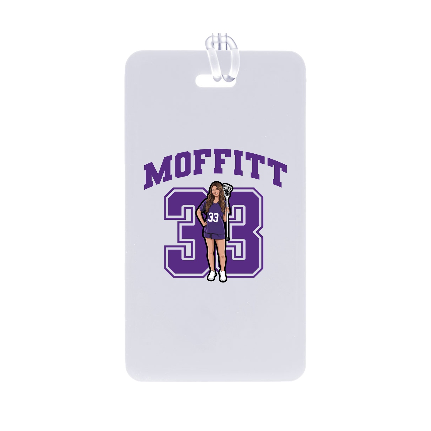 Bag Tag — Number in Classic