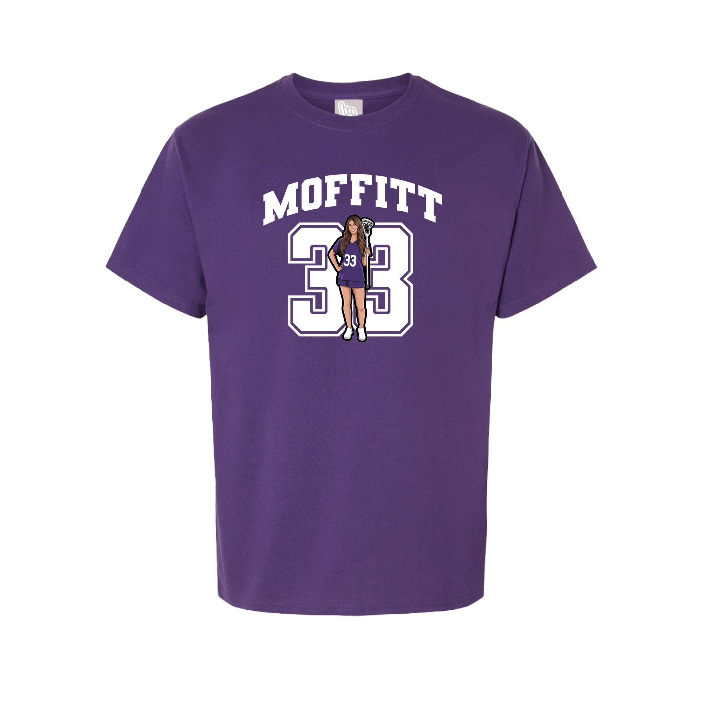 Tee — Number in Purple