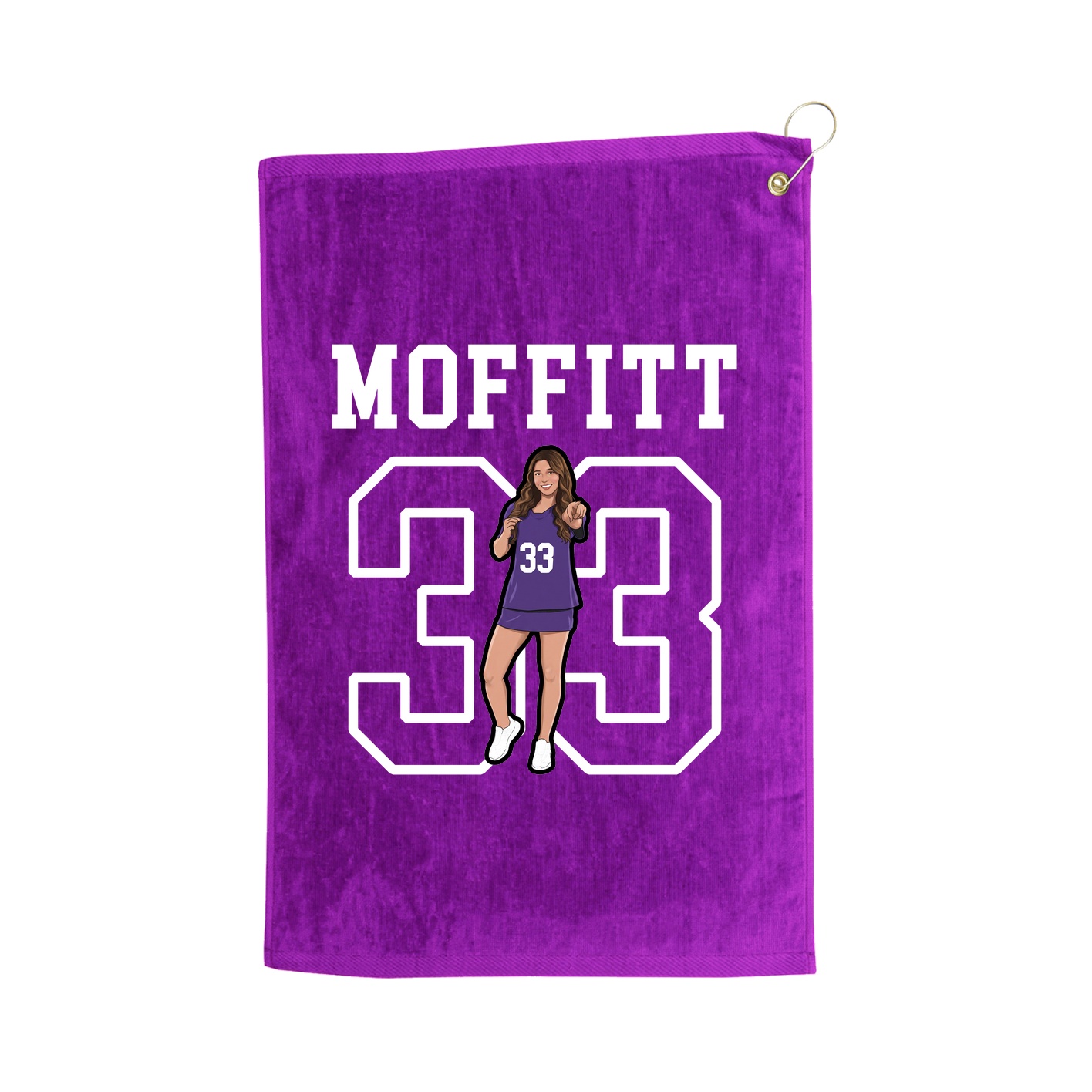 Golf Towel — Shirsey in Purple