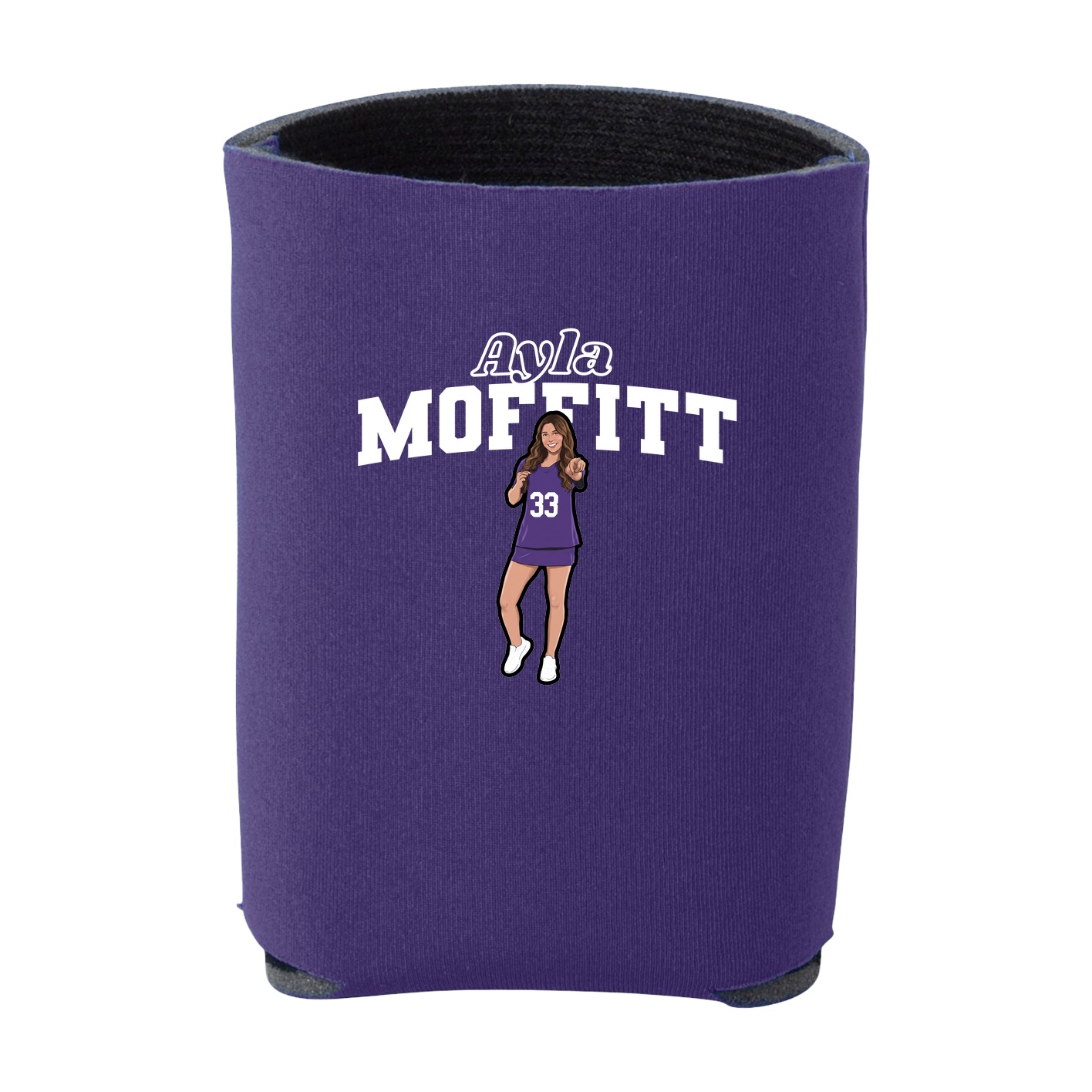Can Holder — Name Arch in Purple