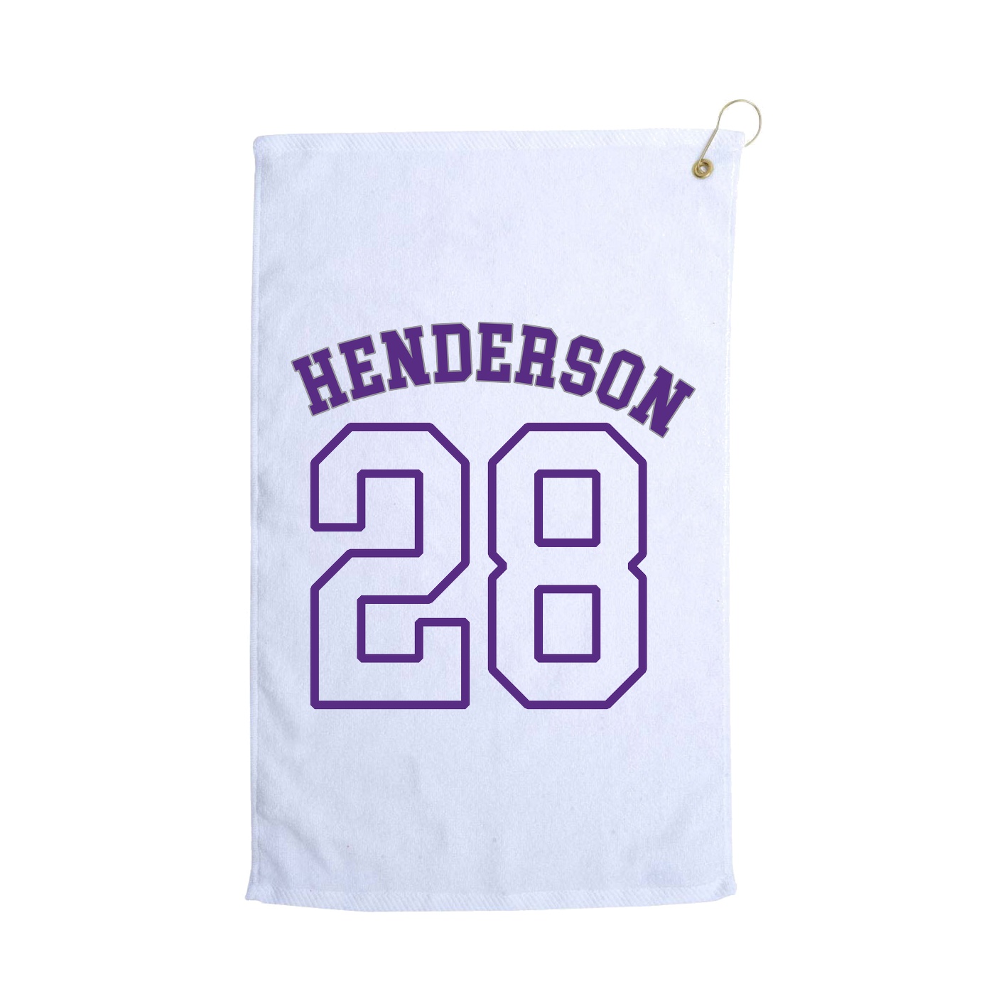 Golf Towel — Shirsey Arch in White