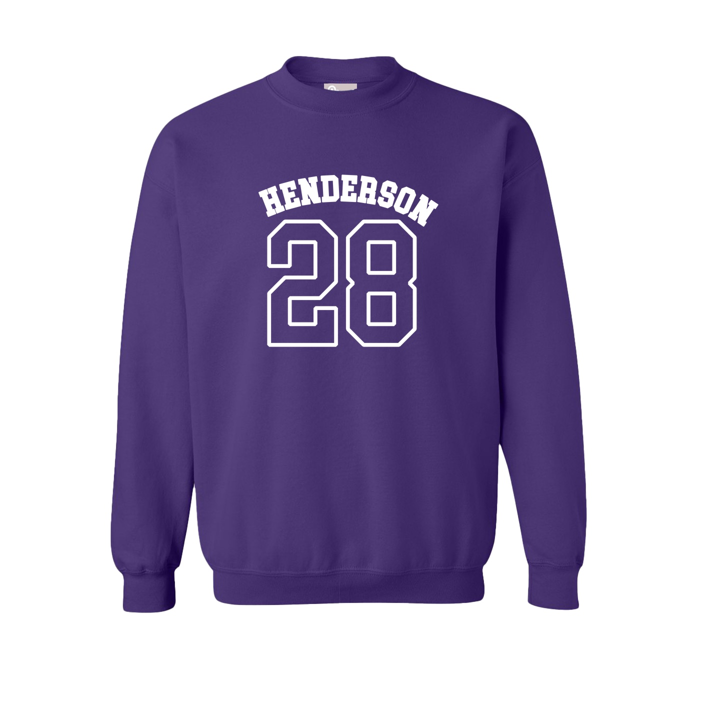 Fleece Crew — Shirsey Arch in Purple