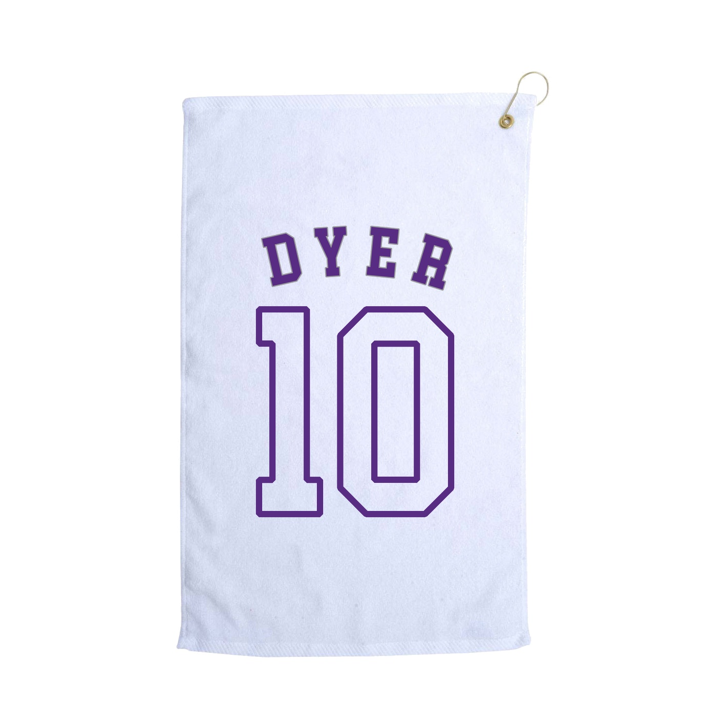Golf Towel — Shirsey Arch in White
