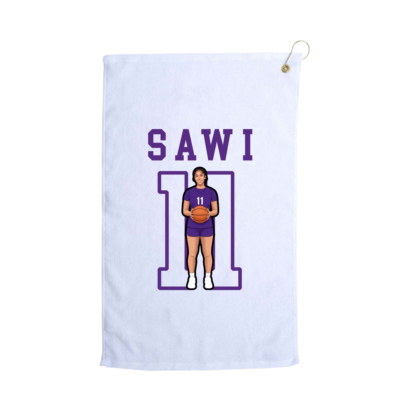Golf Towel — Shirsey in White