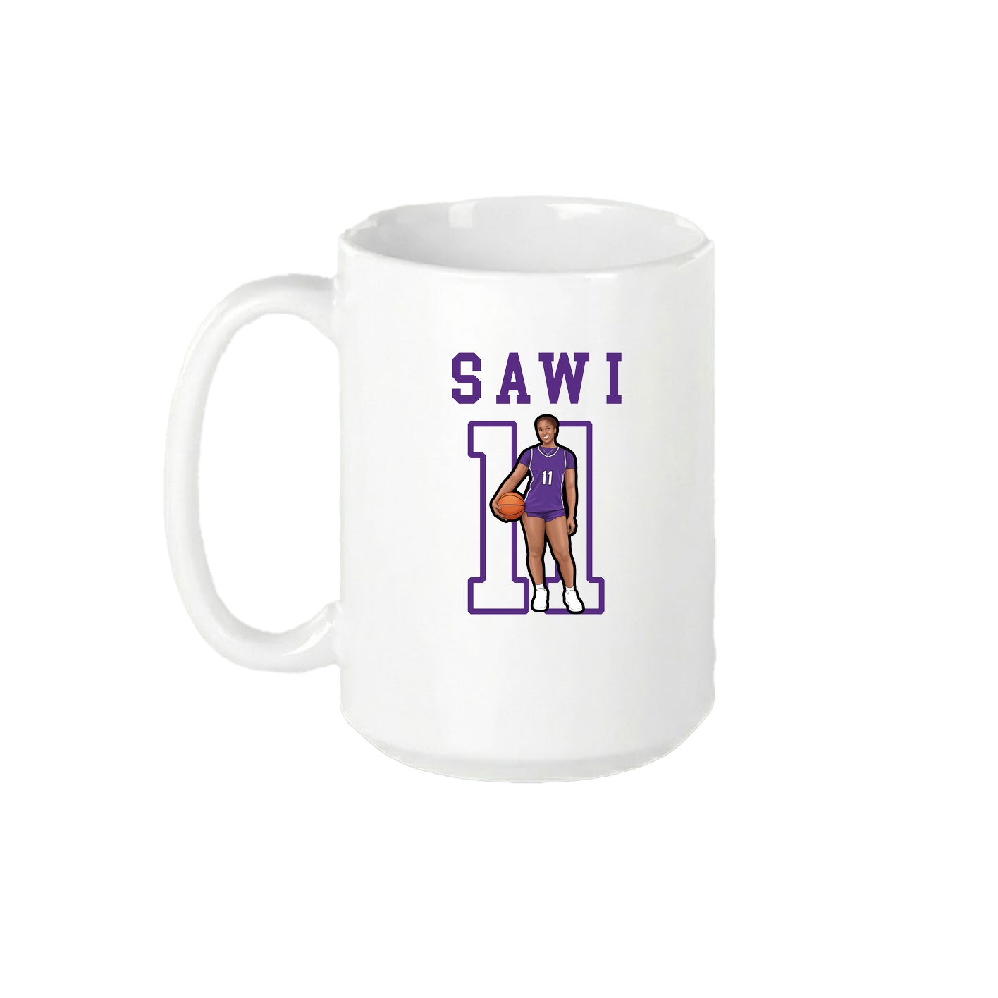 15oz Coffee Mug — Shirsey in White