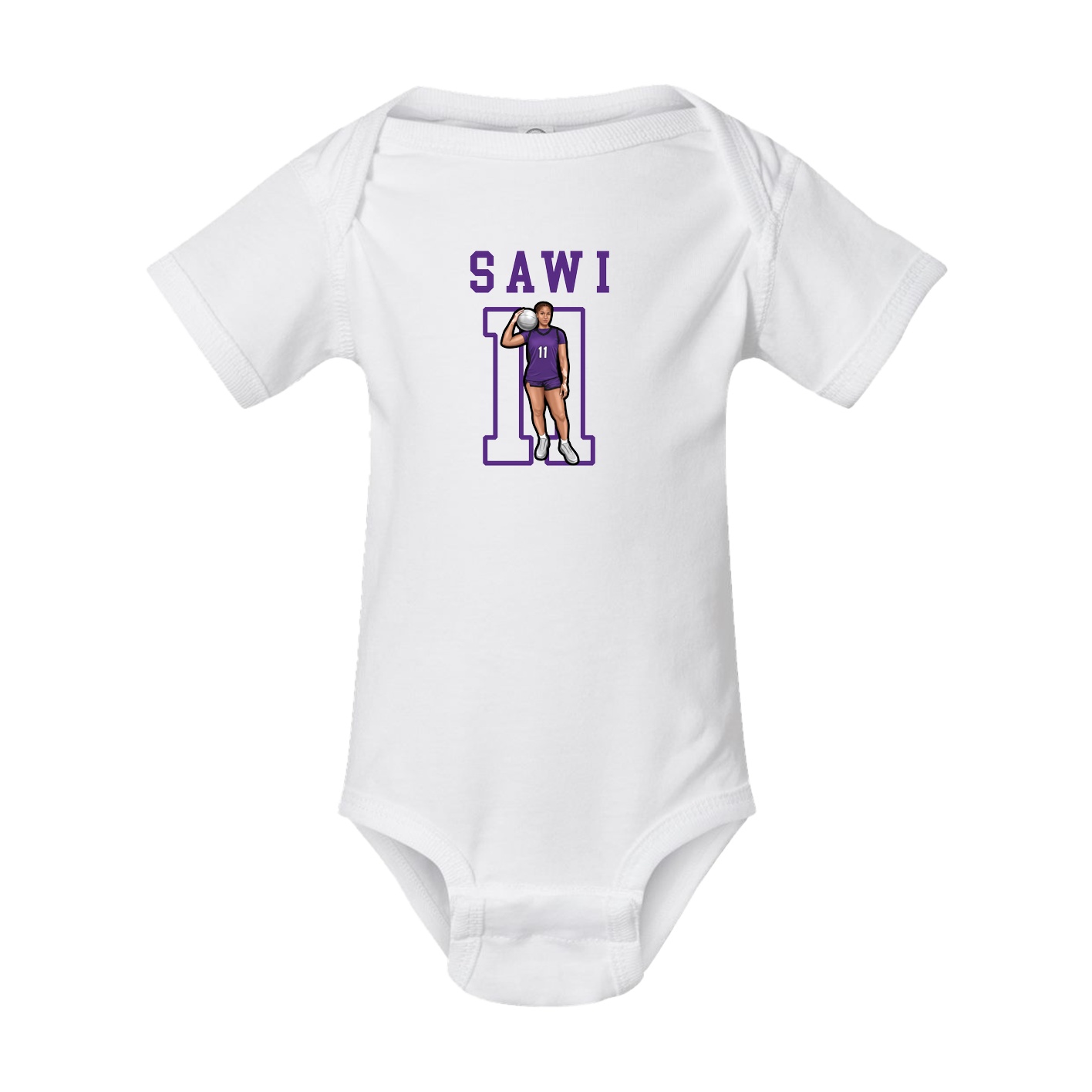 Baby Onesie — Shirsey in White