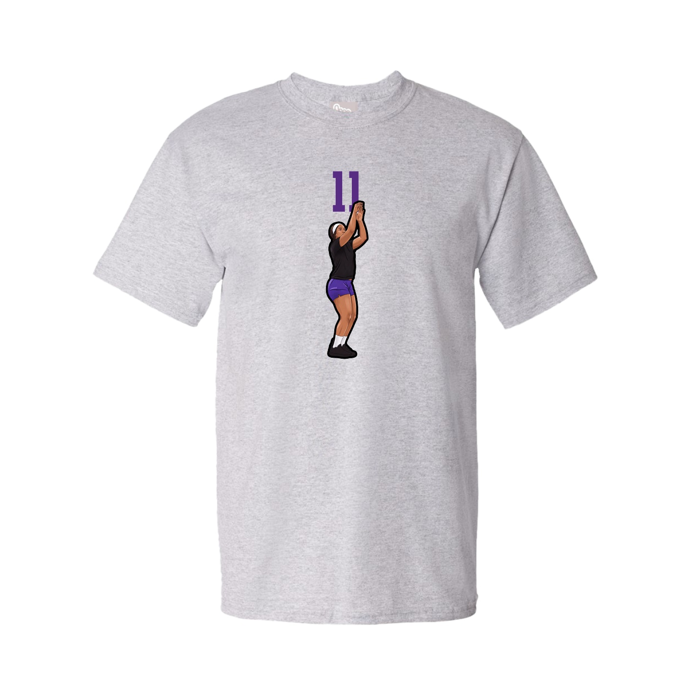 Tee — Number Top in Grey