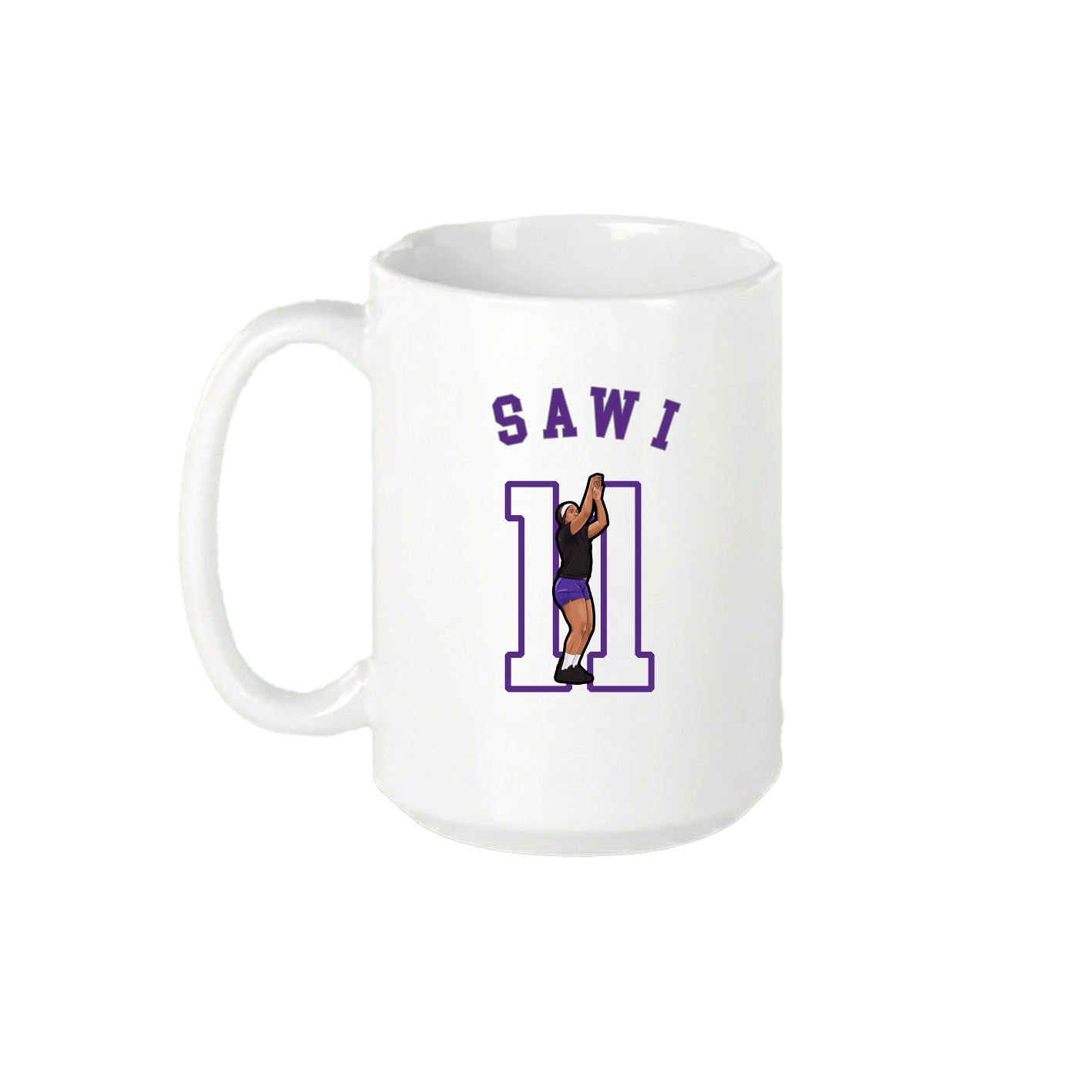 15oz Coffee Mug — Shirsey Arch in White