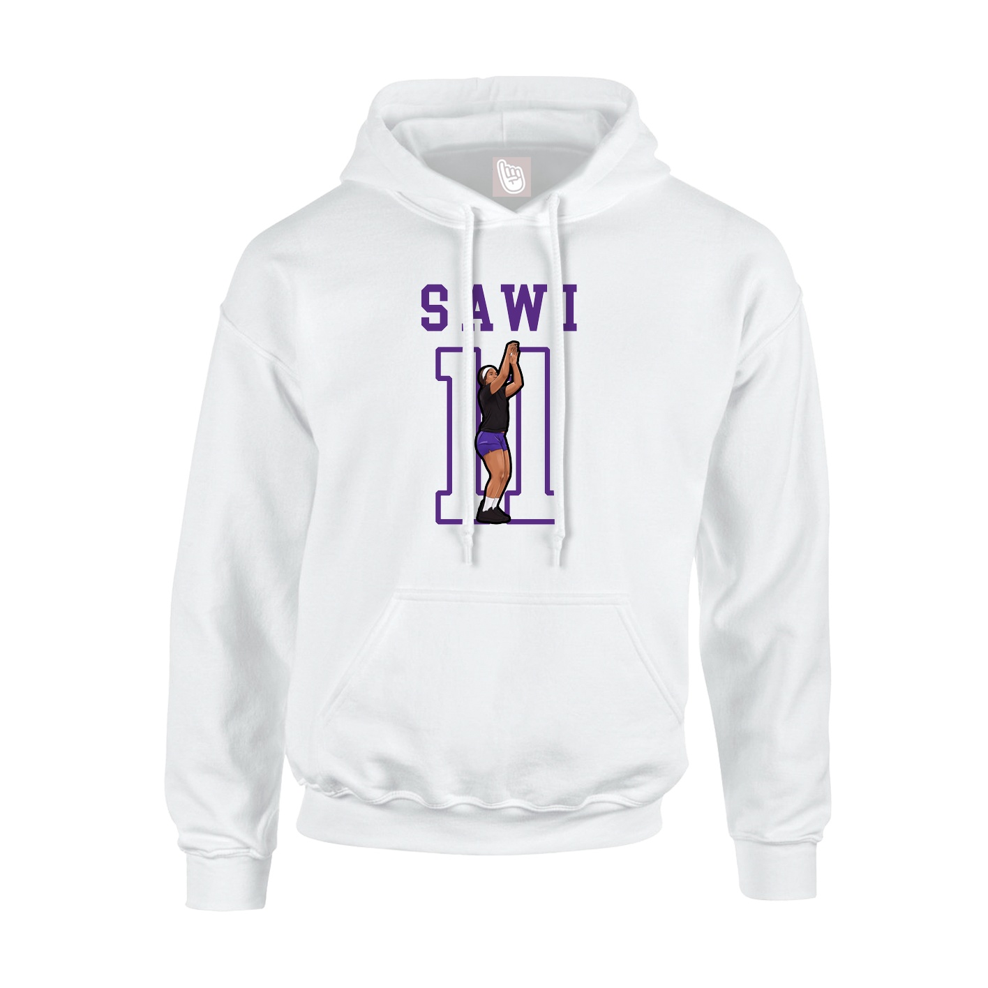 Youth Hoodie — Shirsey in White