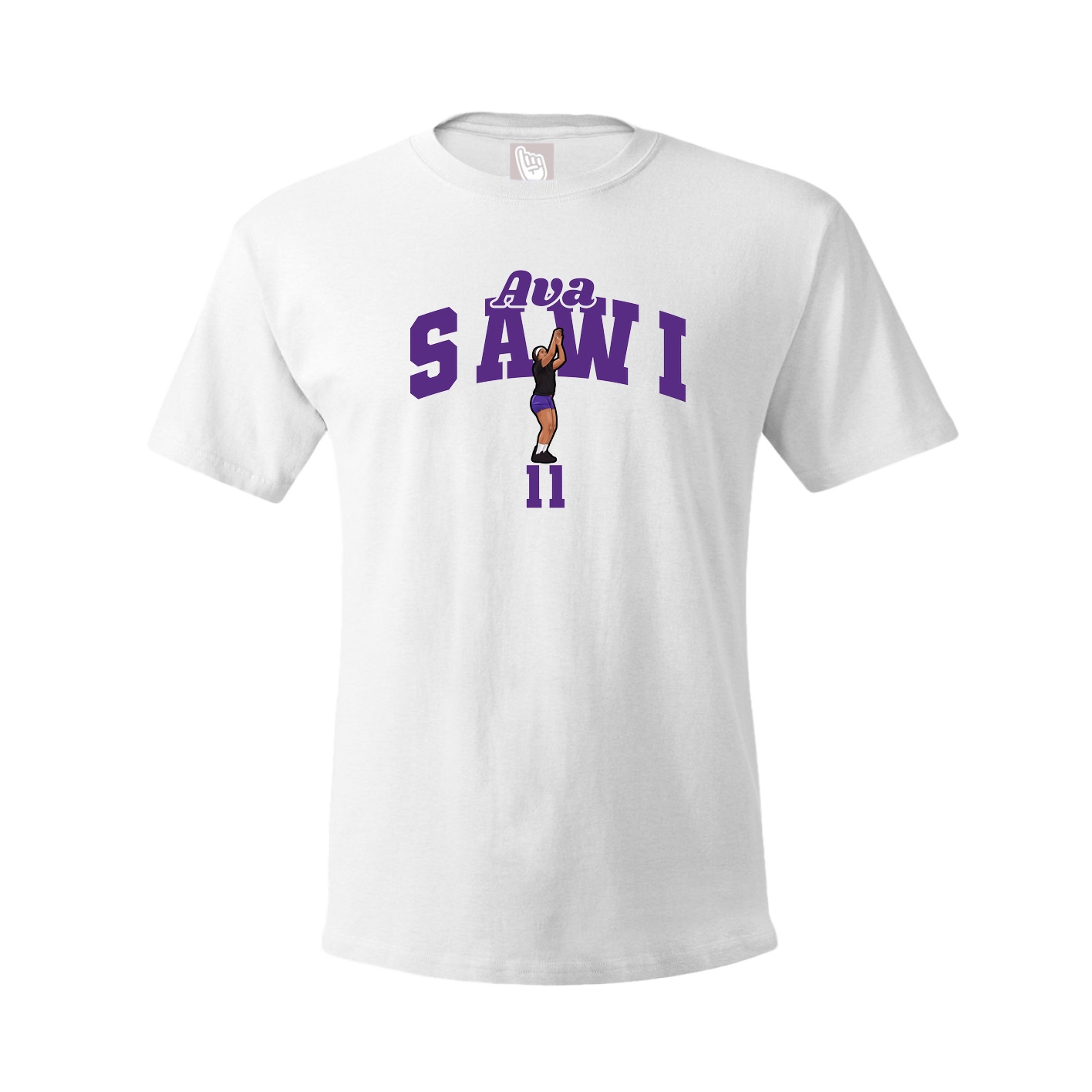 Youth Tee — Signature Arch in White