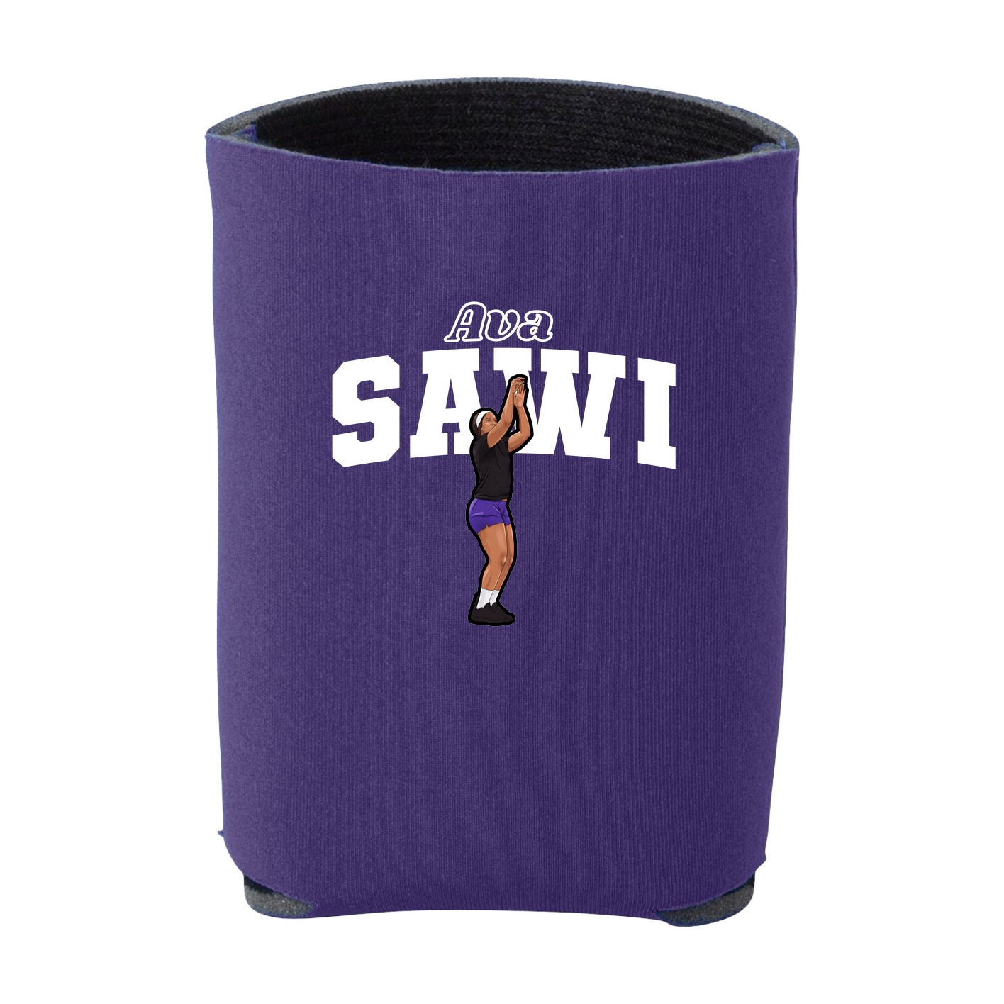 Can Holder — Name Arch in Purple