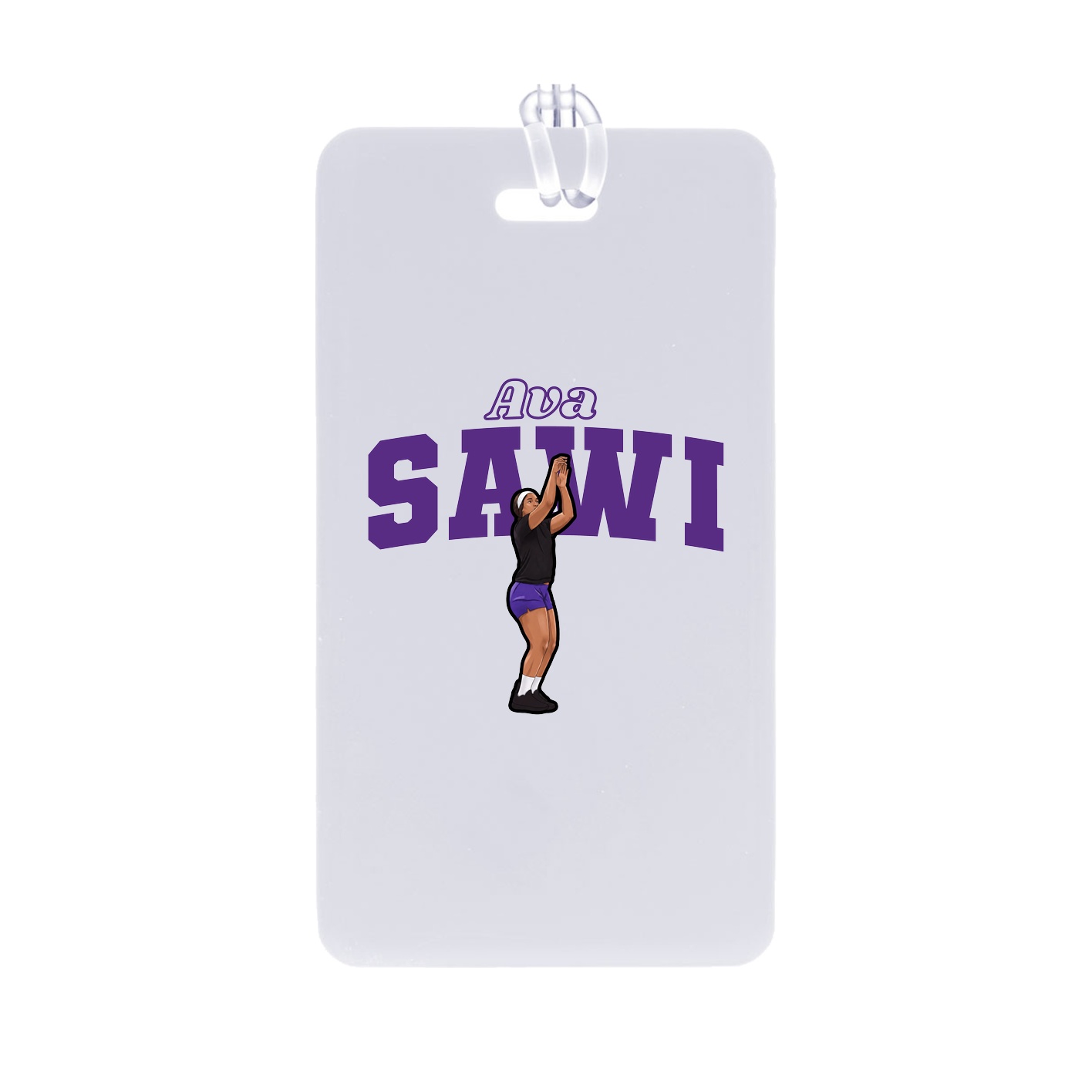 Bag Tag — Name Arch in Classic