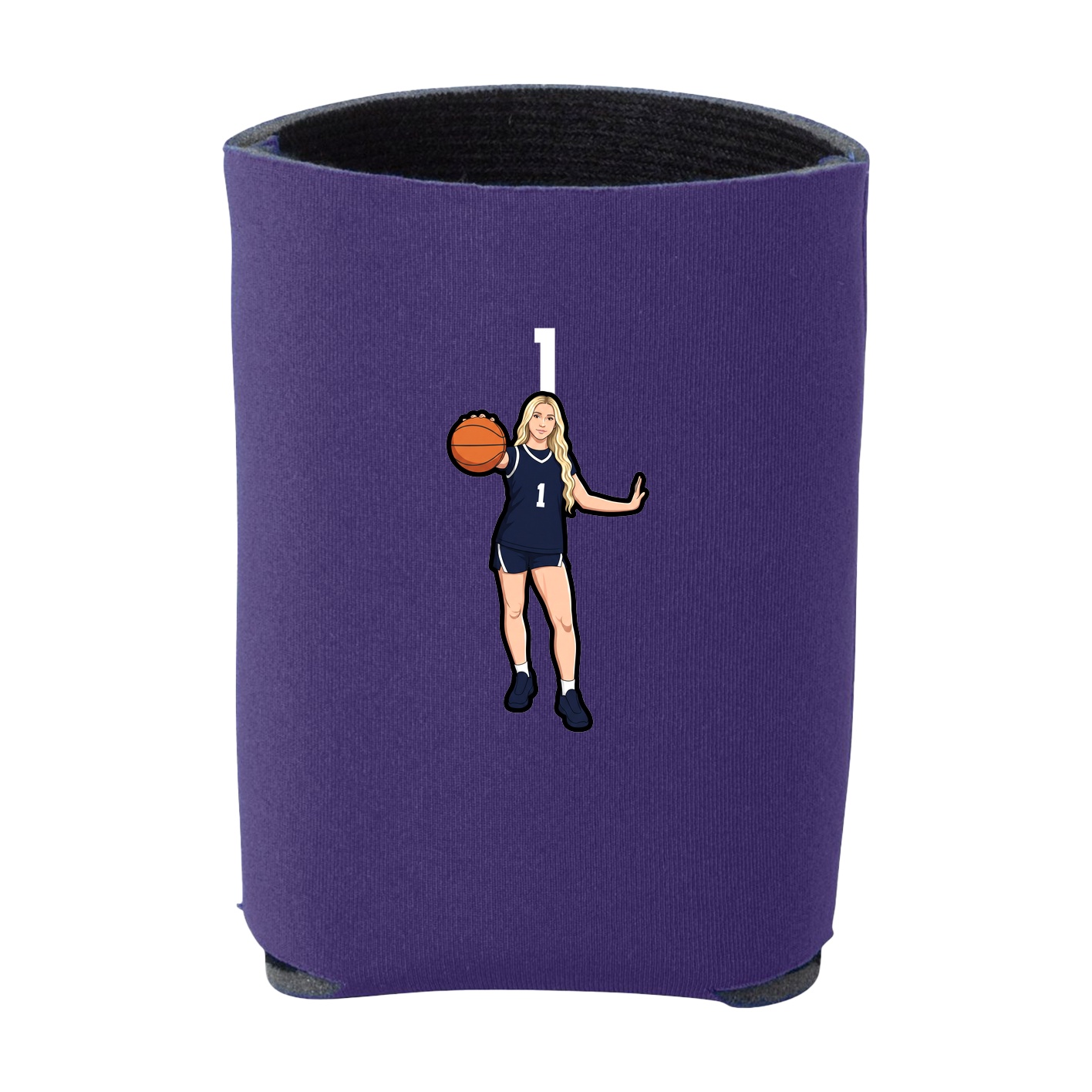 Can Holder — Number Top in Purple